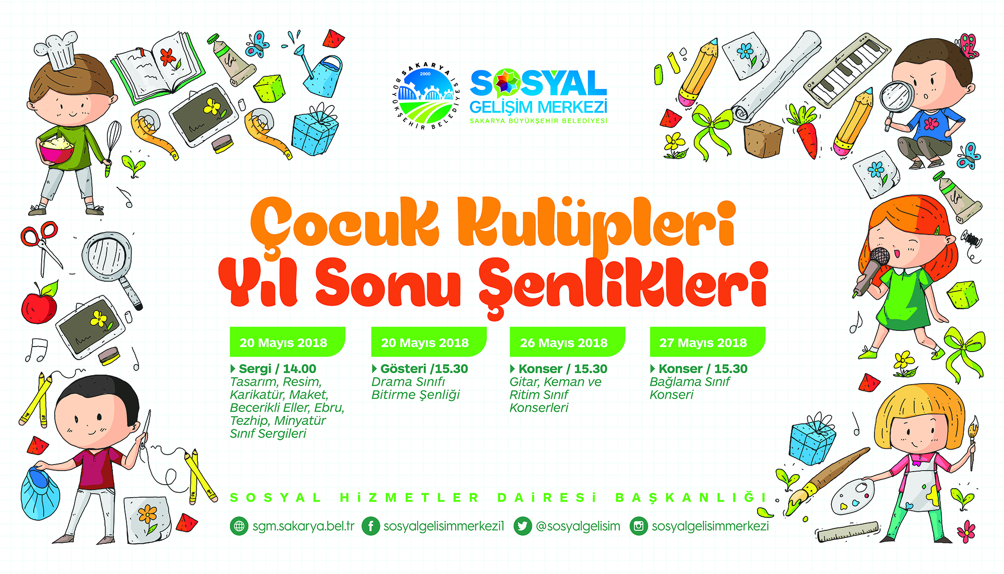 SGM'li minikler yılsonu heyecanı yaşayacak