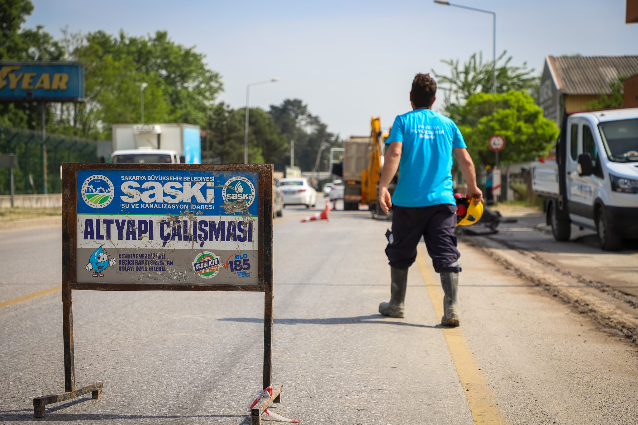 Atatürk Caddesi’nde dönüşüm altyapı ile başladı