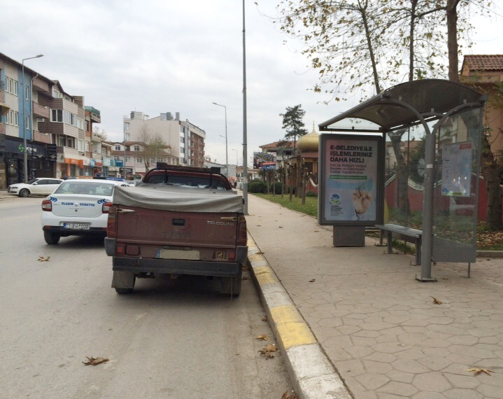 Durağa Park Edilen Araçlar İçin Uyarı