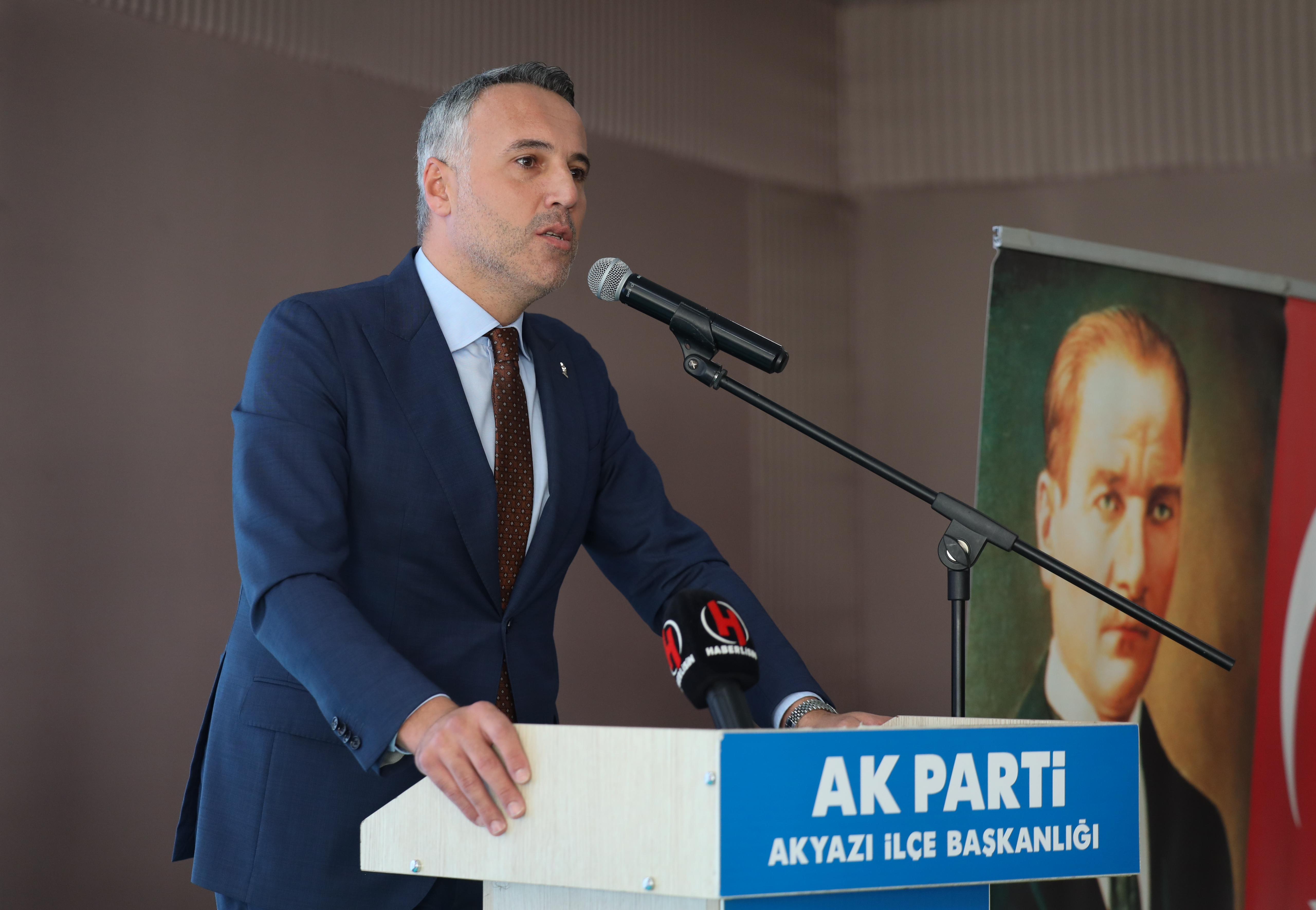 “İnsanımıza yakışır bir Akyazı’yı birlikte inşa ediyoruz”