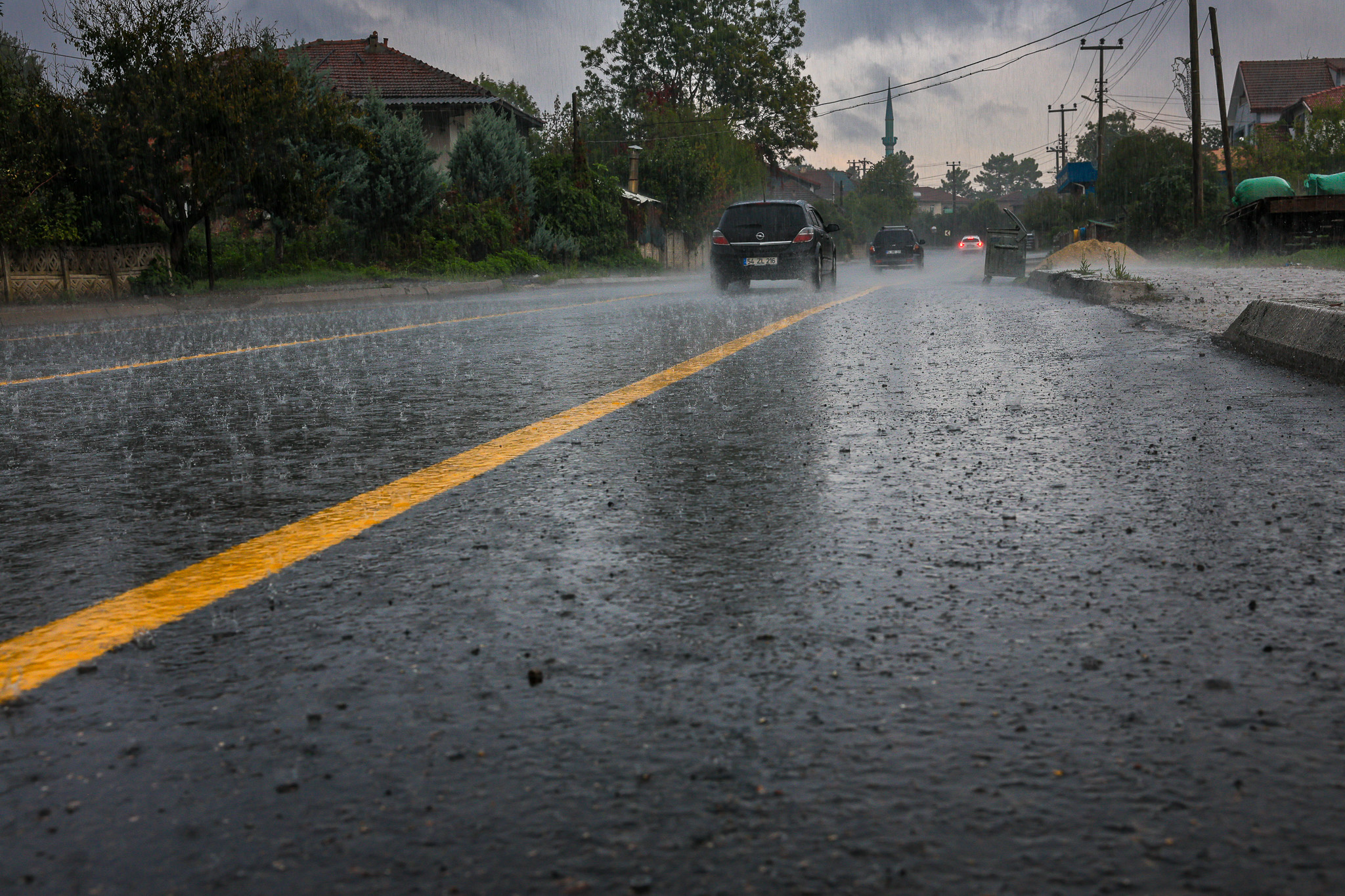 Kuvvetli yağış güçlü altyapı sistemi ve anında müdahale ile kaynaklara iletildi