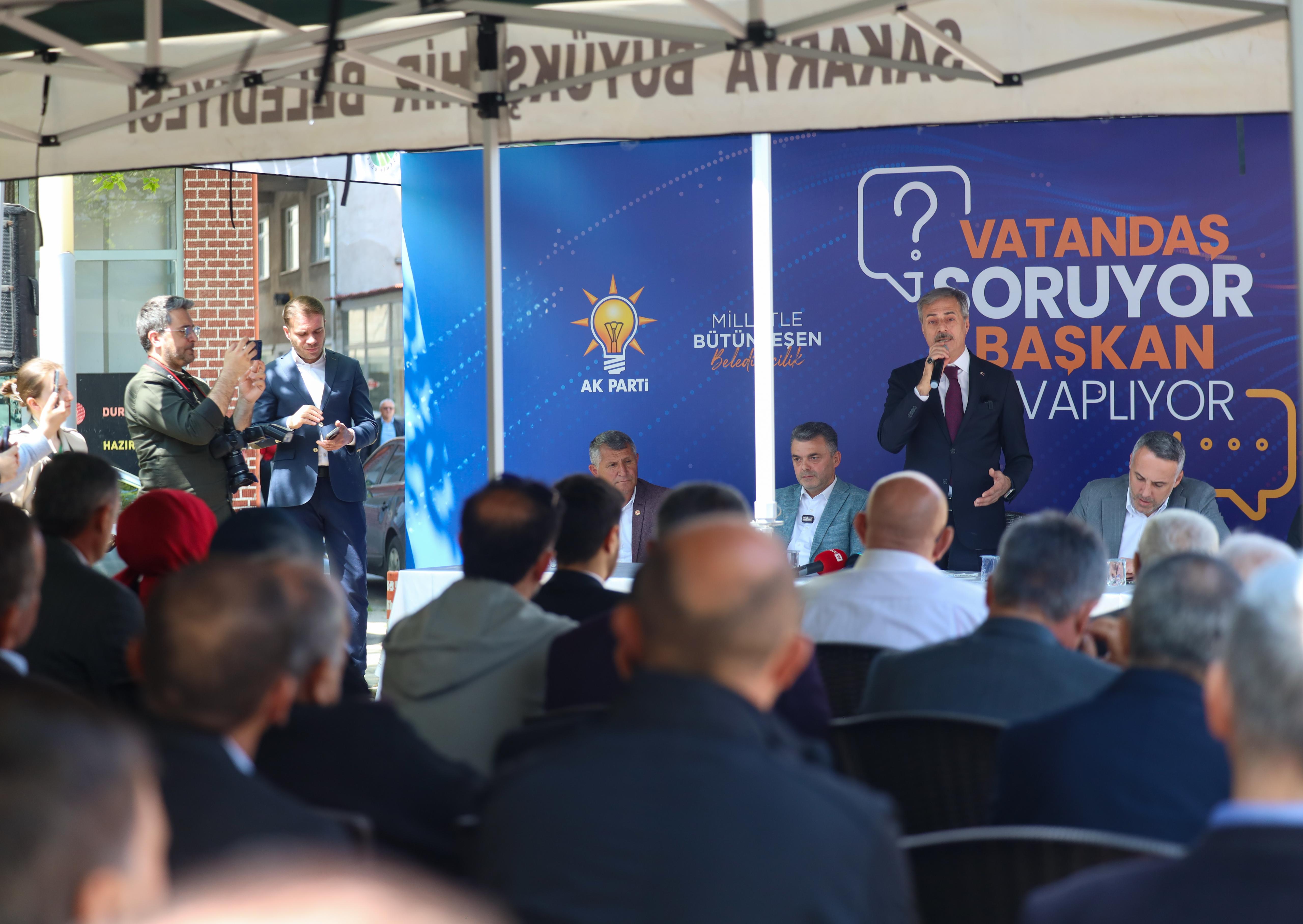 “Karasu’ya hizmetlerimizle güç katmaya devam edeceğiz”