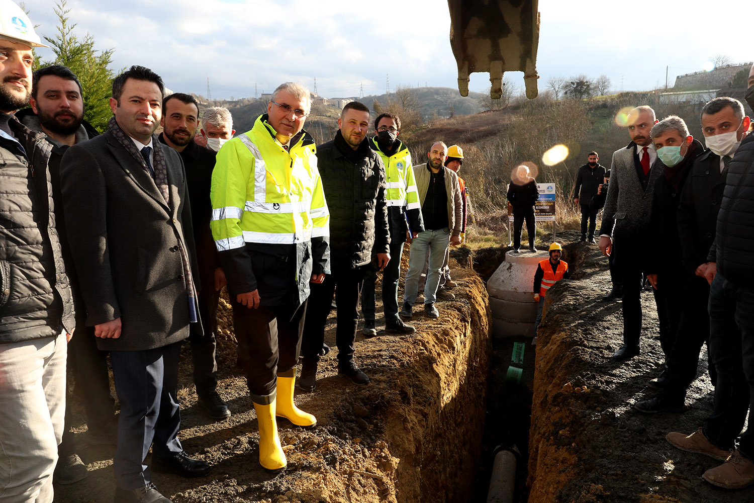 6 Milyon liralık yeni kanalizasyon hattı projesinin startı verildi