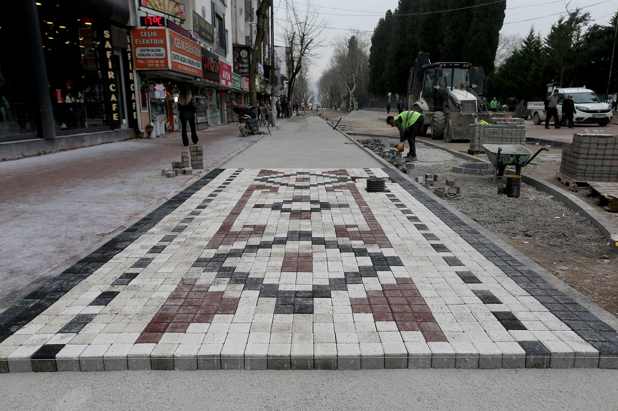 Şehrin sembolü Çark Caddesi’ne yepyeni bir yüz