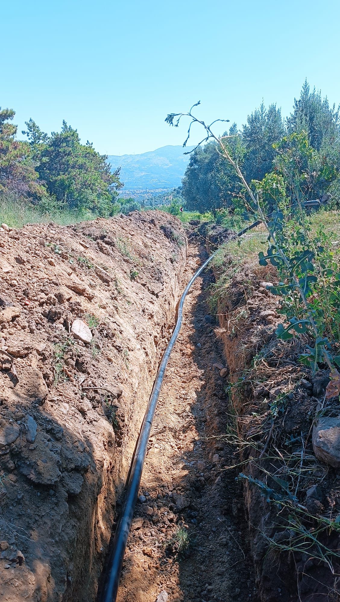 Büyükşehir’den yeni yerleşim noktasına anında bin 500 metrelik içme suyu hattı