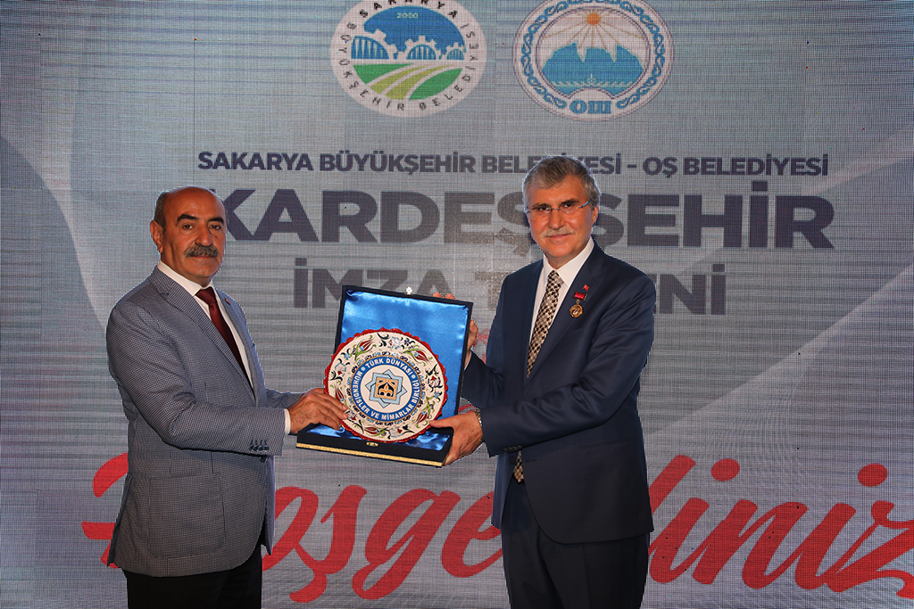 Sakarya ile Oş kardeş şehir oldu