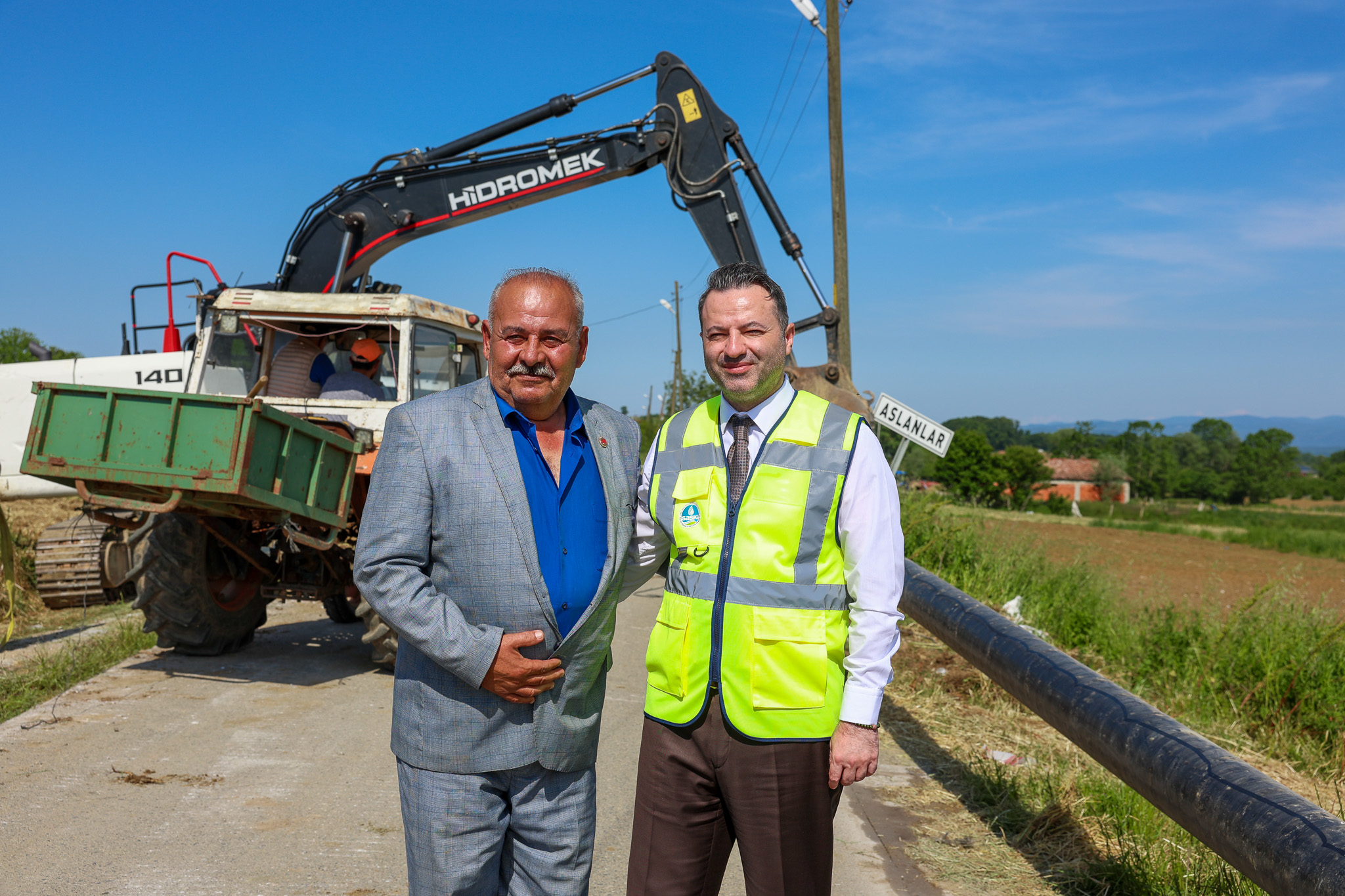 İki ilçenin 9 mahallesini kesintisiz içme suyuyla buluşturacak projede son adım