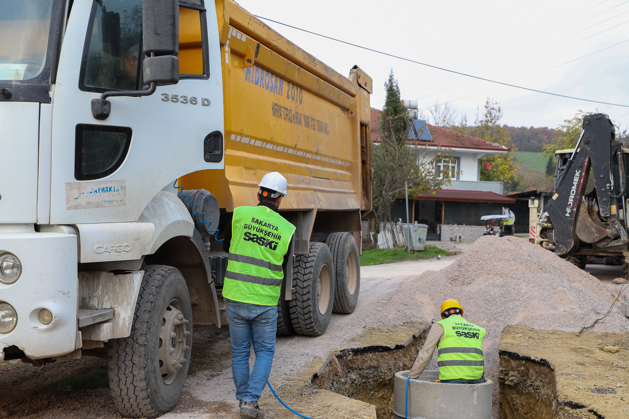 Camili’nin atıksu altyapısını güçlendirecek projede çalışmalar devam ediyor