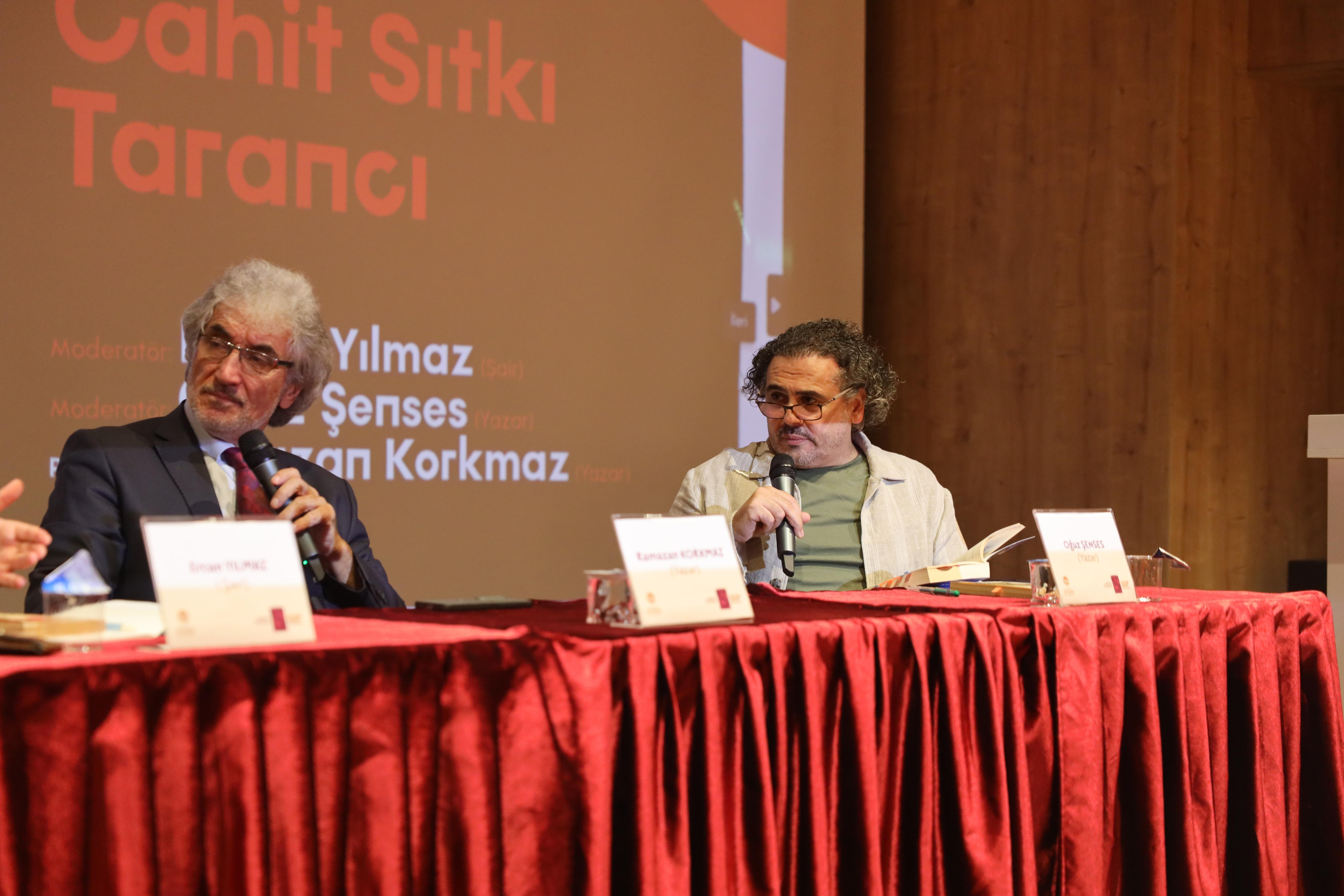 Cahit Sıtkı Tarancı’nın yaşamı ve şiir dünyası AKM’de konuşuldu