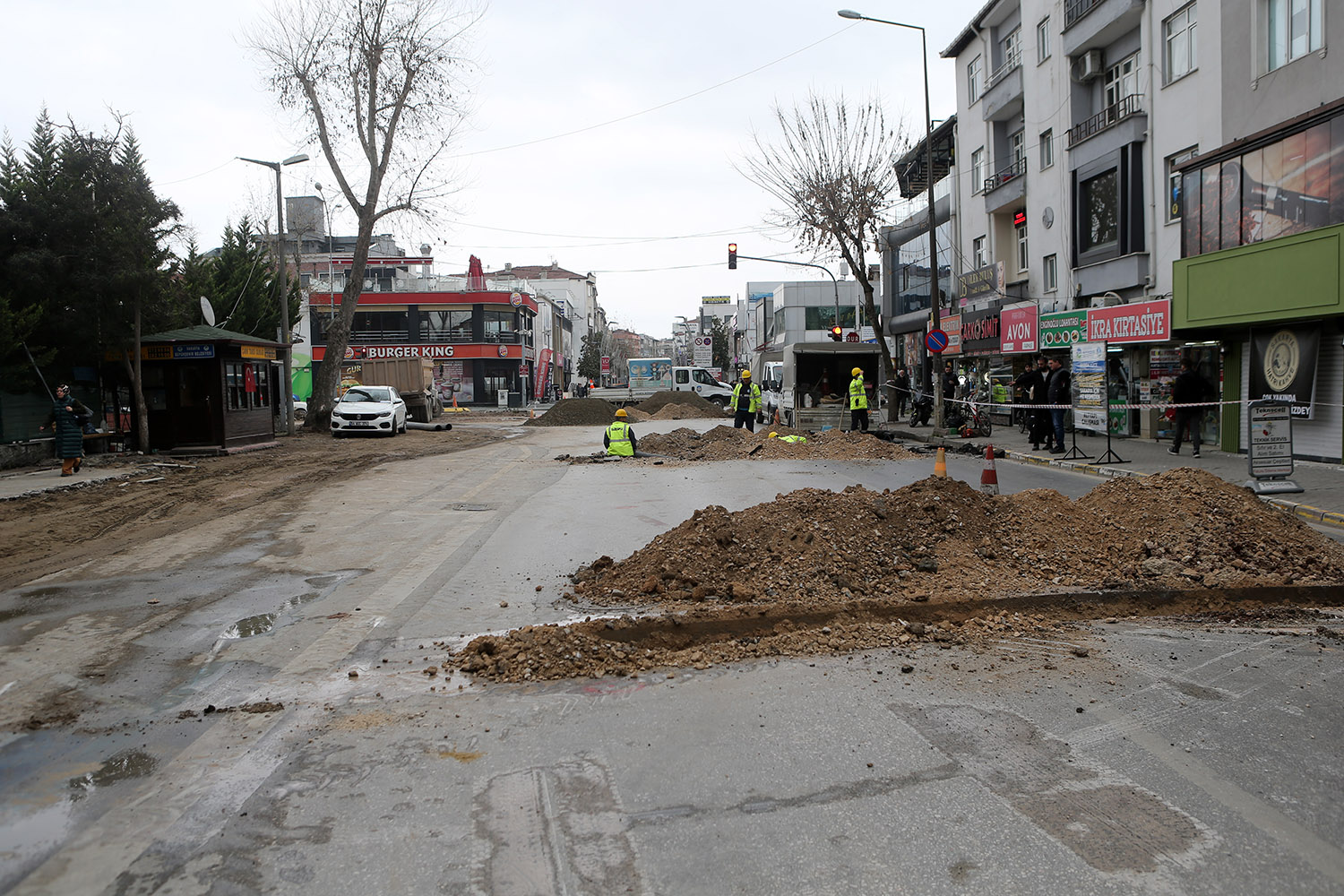 Çark Caddesi’nde dönüşüm altyapıyla başladı