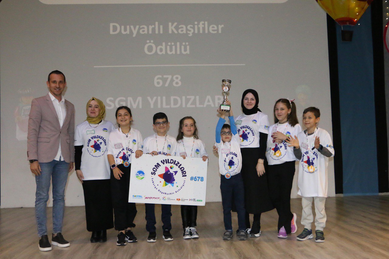 Duyarlı Kaşifler Ödülü Büyükşehir SGM öğrencilerinin oldu