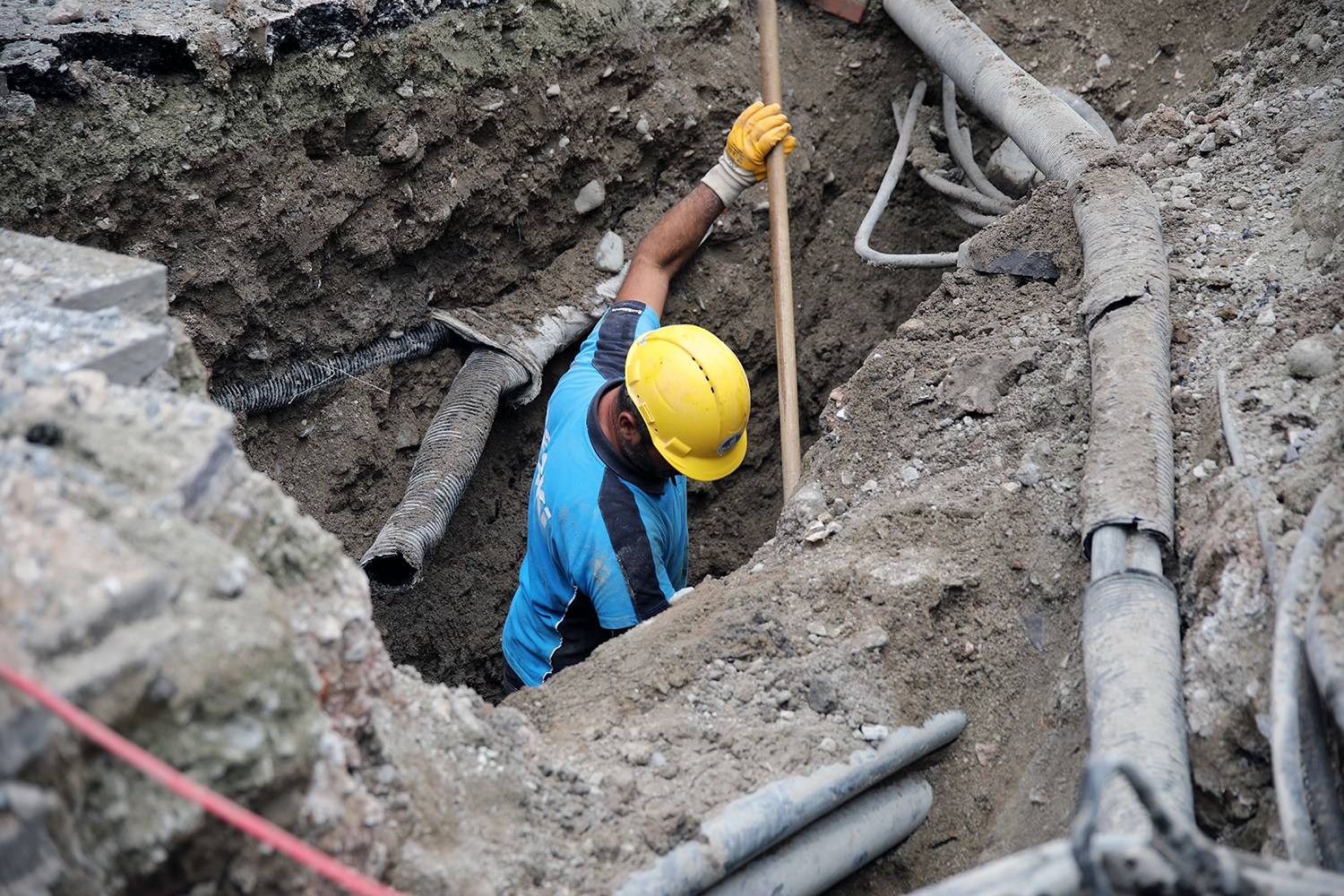 Lüleci Sokak’ta altyapı çalışmaları başladı