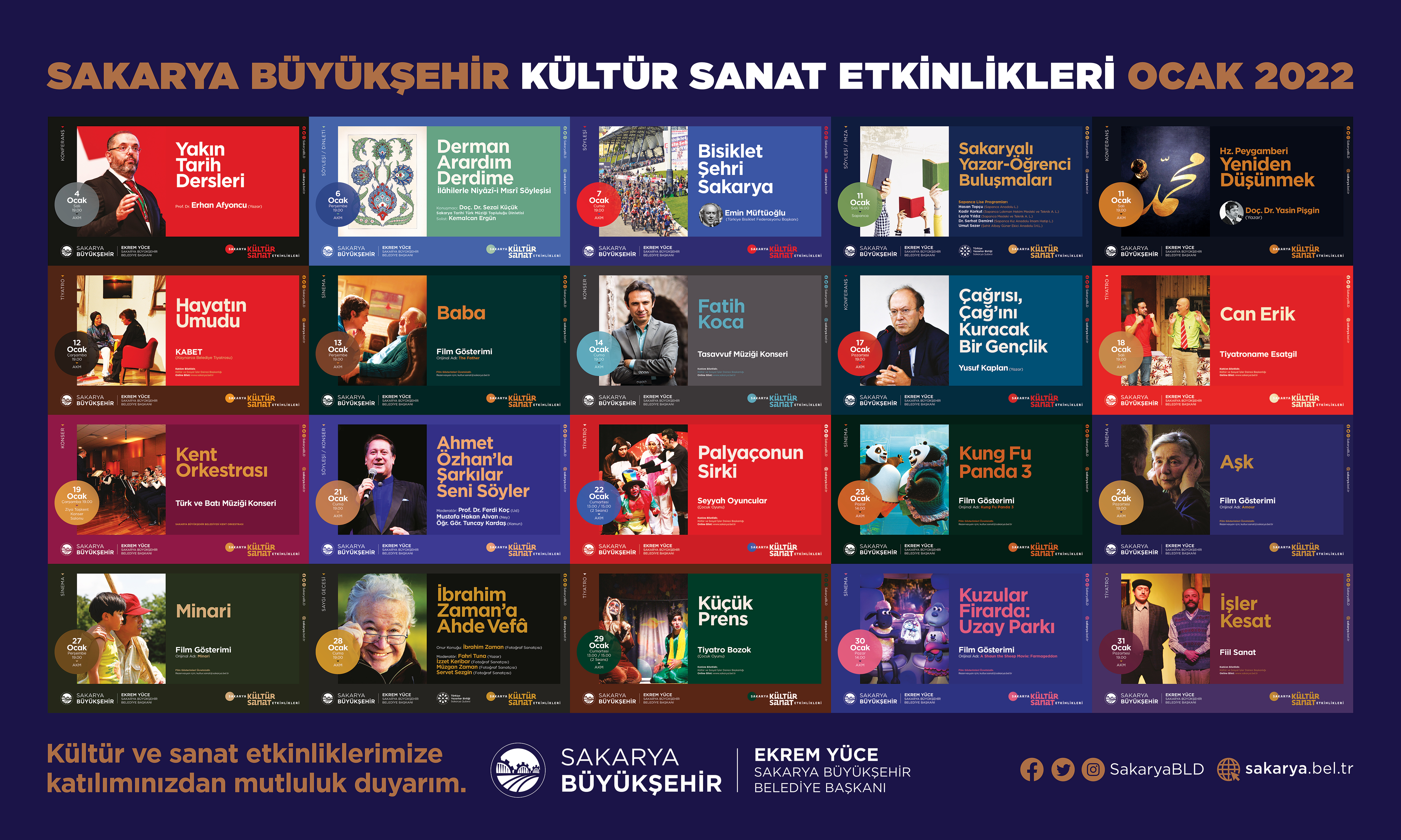 Yeni yılda kültür sanat etkinlikleri dolu dolu geçecek