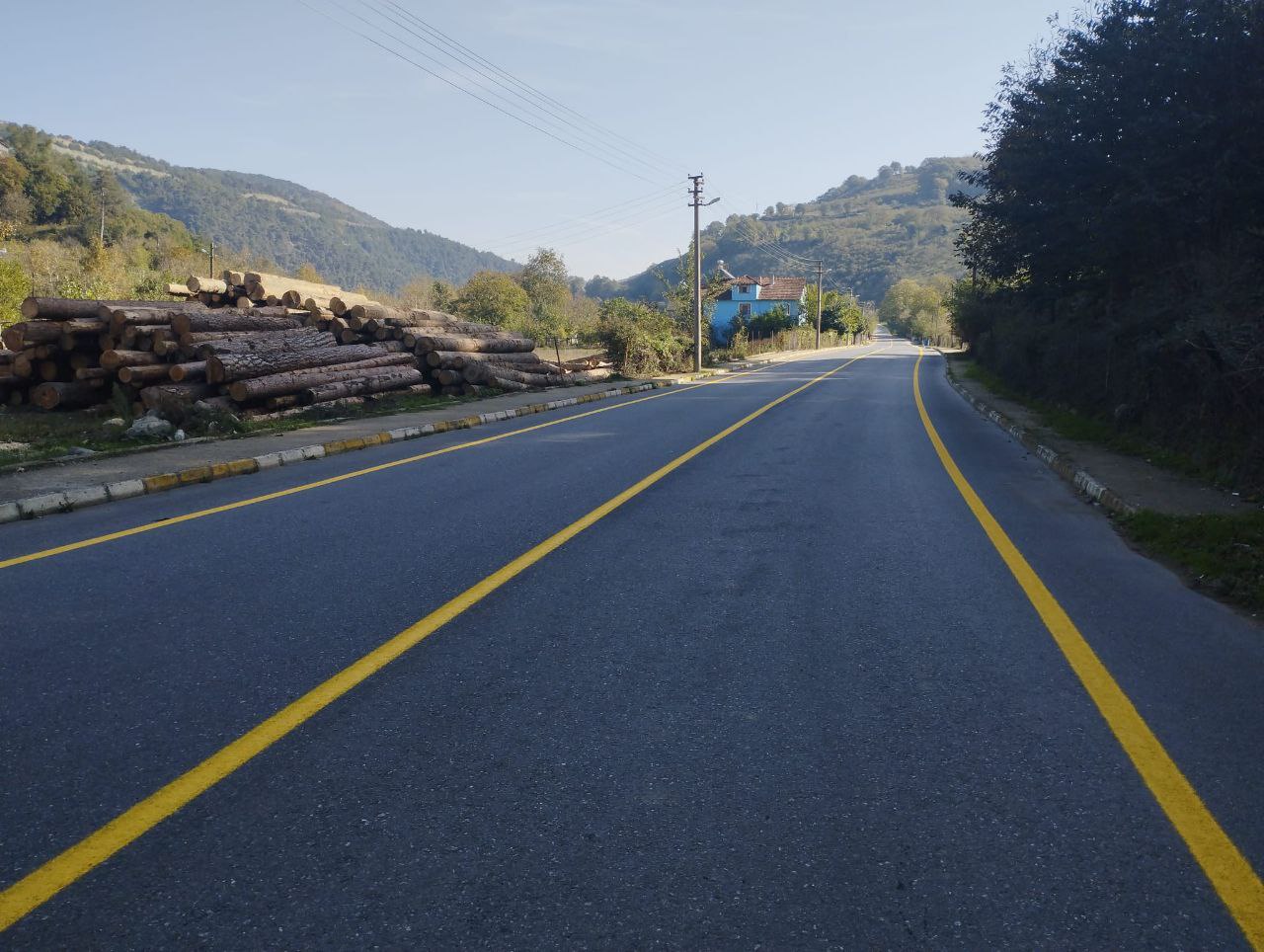 Yol çizgileri ile ulaşım güvenli hale geliyor