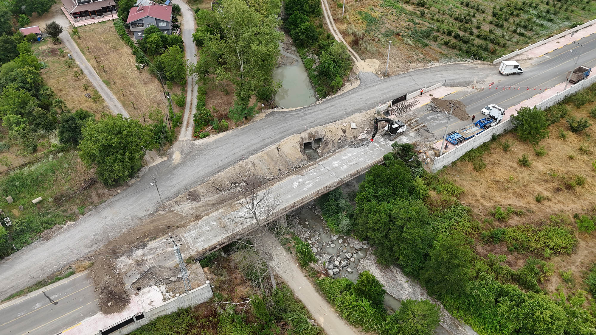 Kanlıçay Köprüsü’nde çalışmalar başladı
