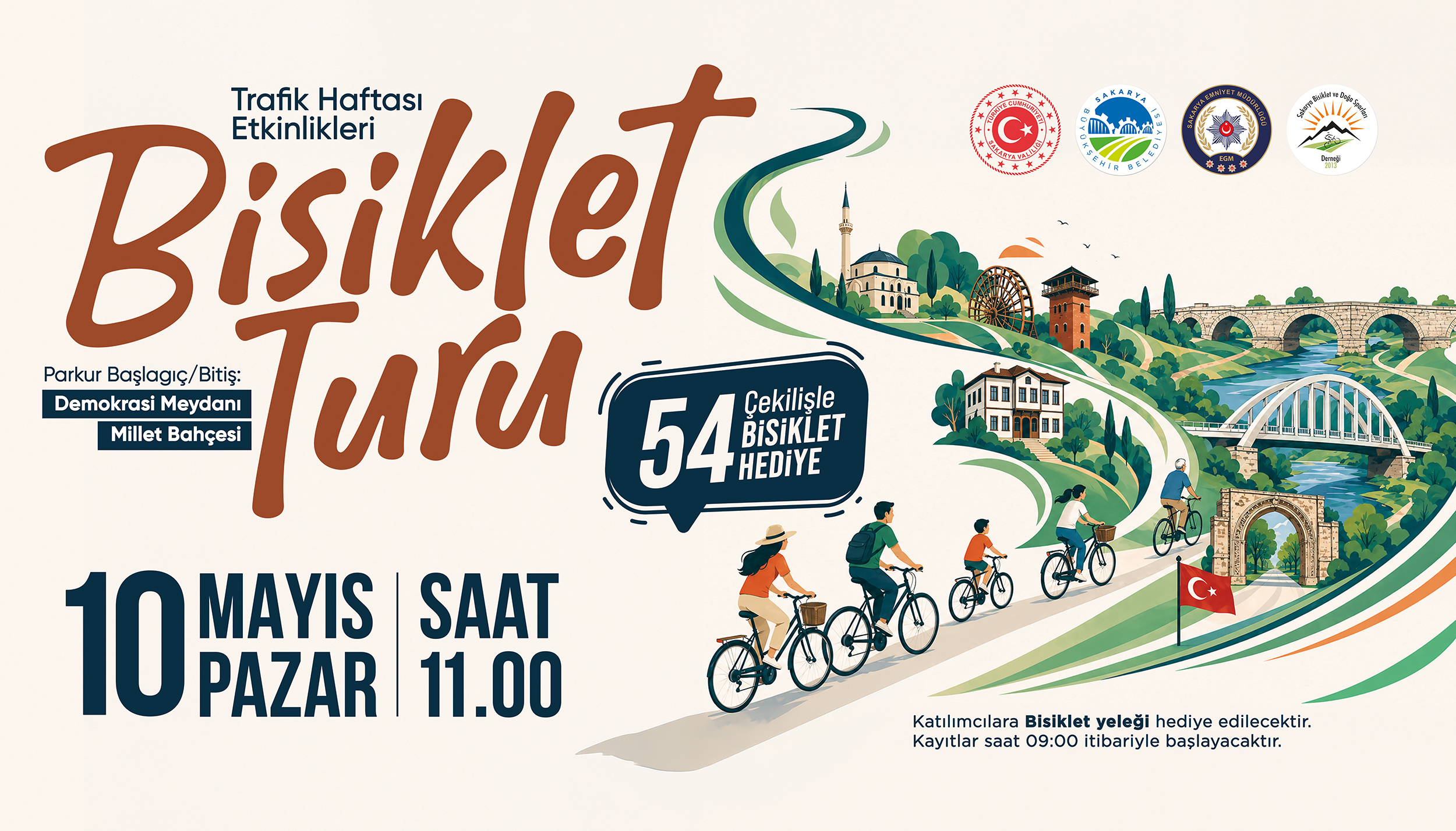 Trafik Haftası’nda pedallar güvenli ulaşım için dönecek