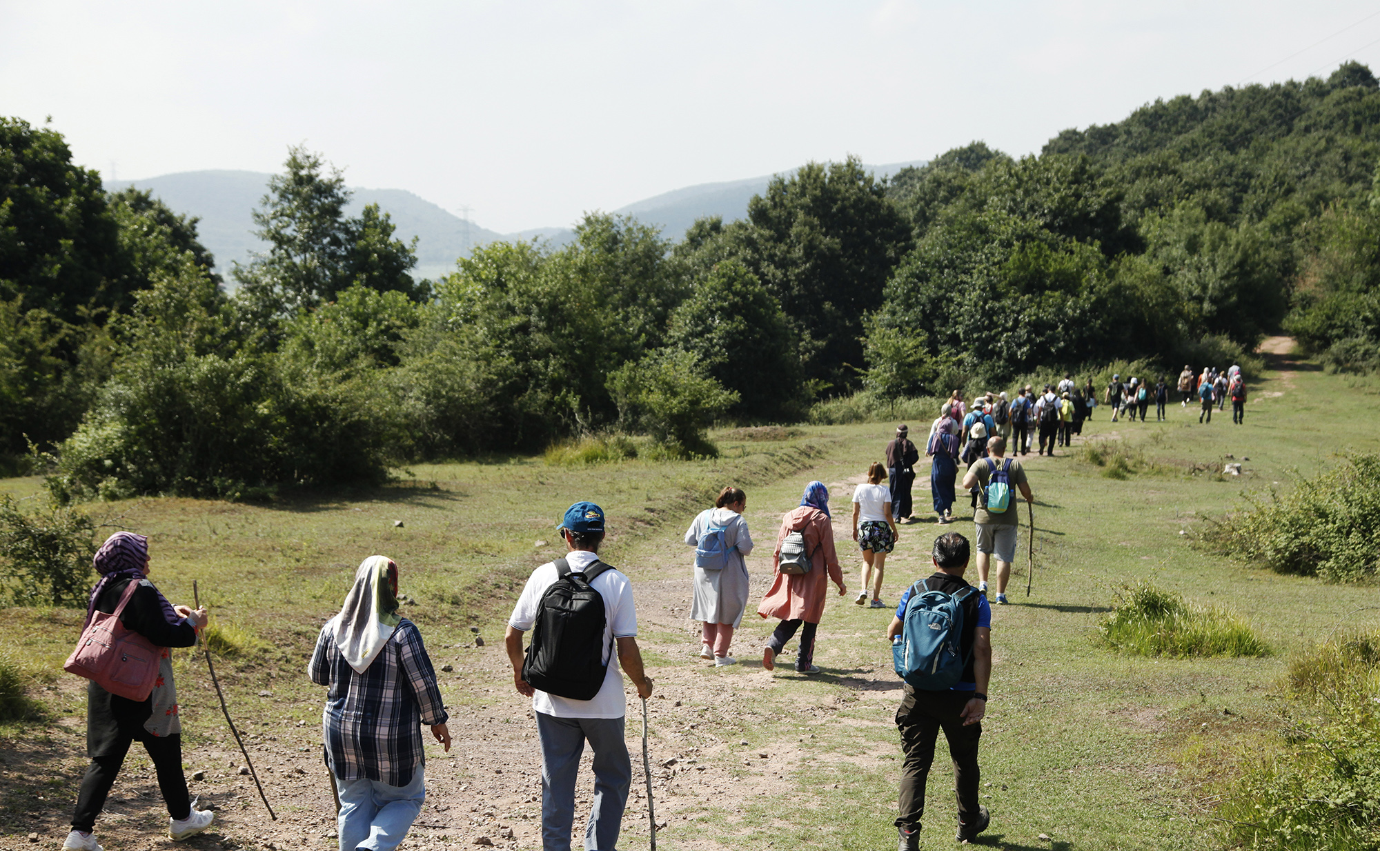 Son rota Akgöl'dü Unutulmaz bir doğa deneyimi yaşadılar