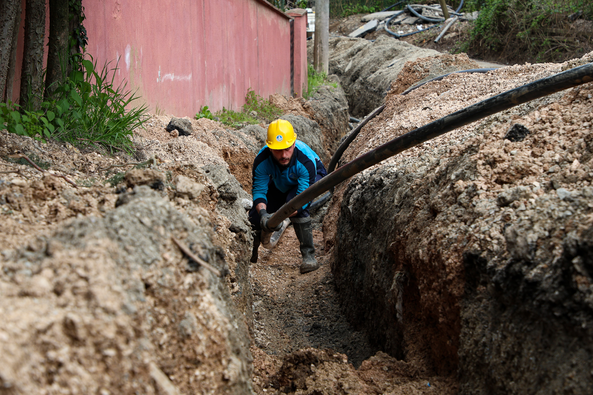 Sapanca Kuruçeşme’nin altyapısı yaza hazırlanıyor