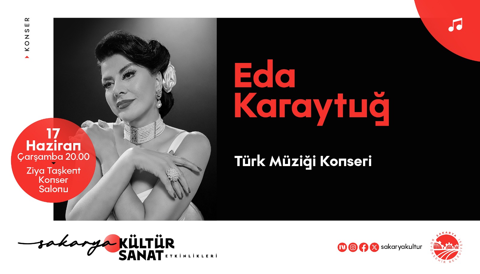 Sakarya’da yaz konserleri başlıyor: Öykü Gürman, Fettah Can, Ezginin Günlüğü, 90’lar pop… 
