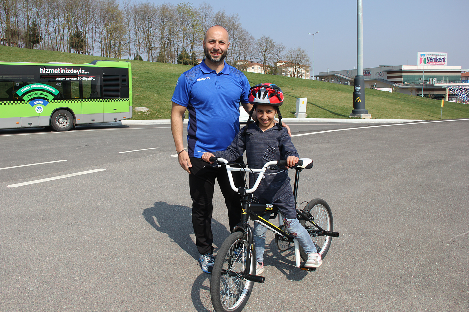 Çocuklar sağlıklı yaşam için pedal çevirdi