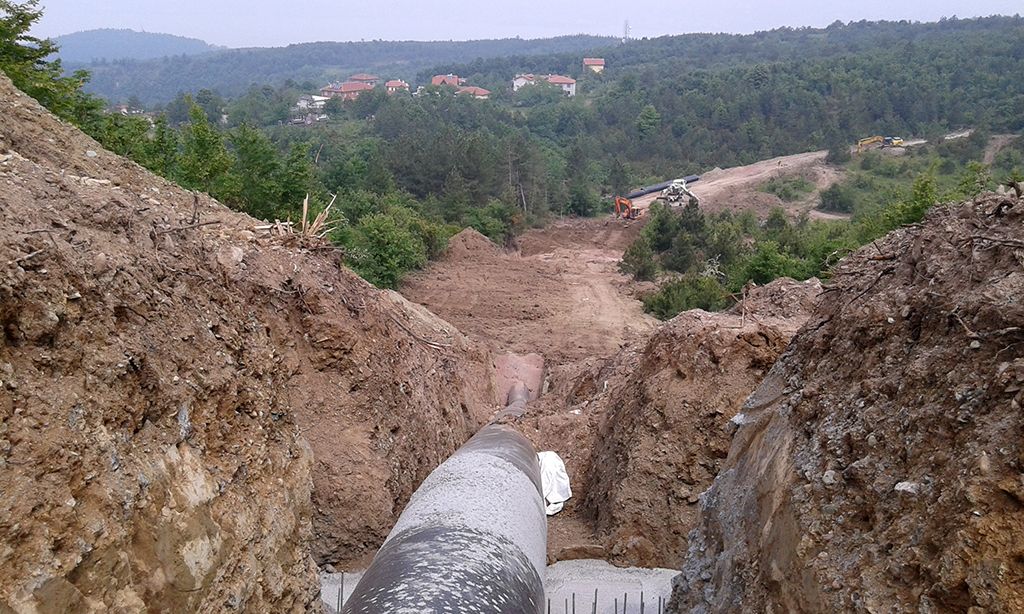 Akçay Barajı’nda Çelik Hat Tamamlanıyor
