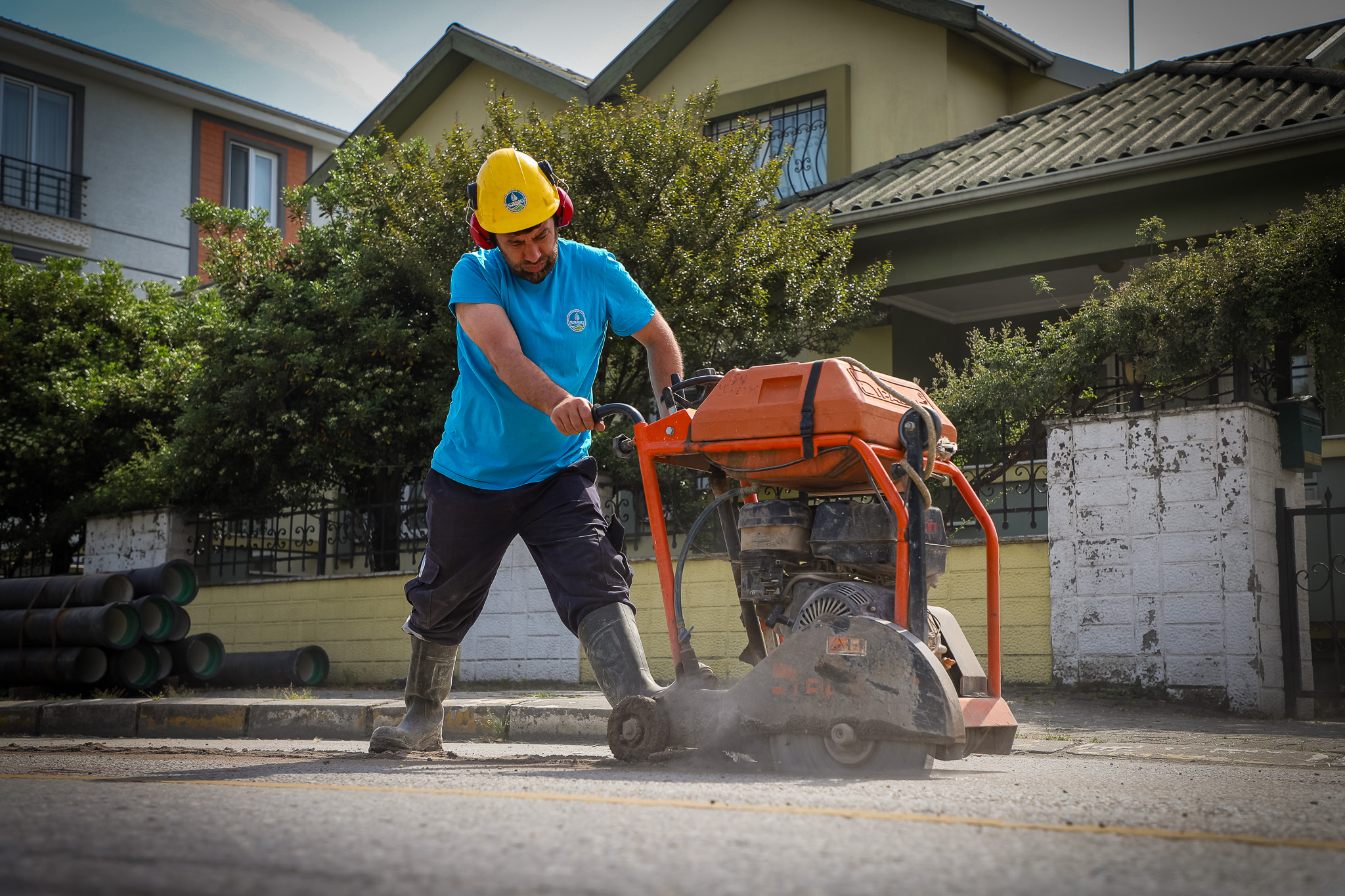 Atatürk Caddesi’nde dönüşüm altyapı ile başladı