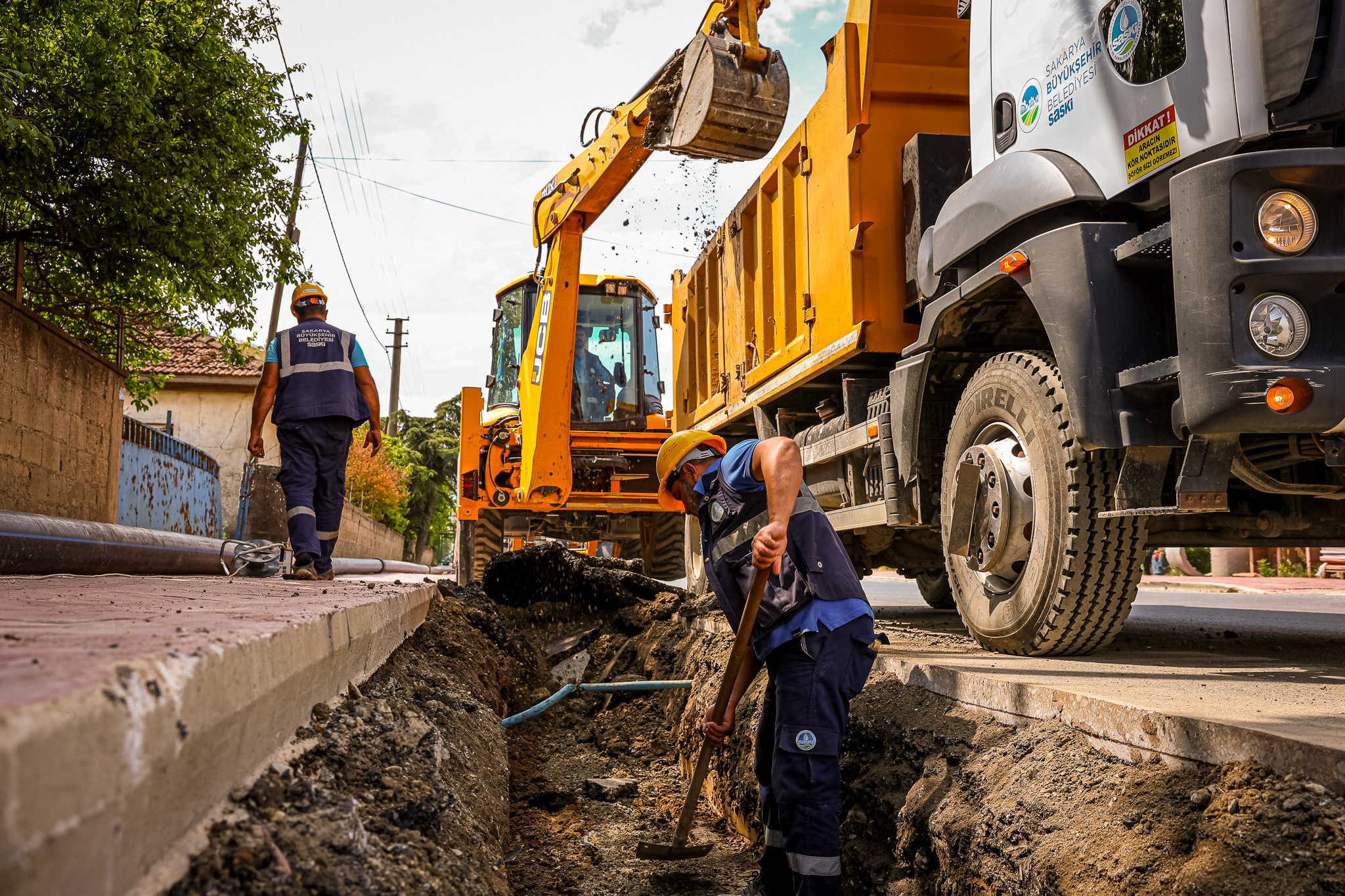 Geyve Alifuatpaşa ve Tepecikler’in 2 bin 500 metrelik içme suyu hattı yenilendi
