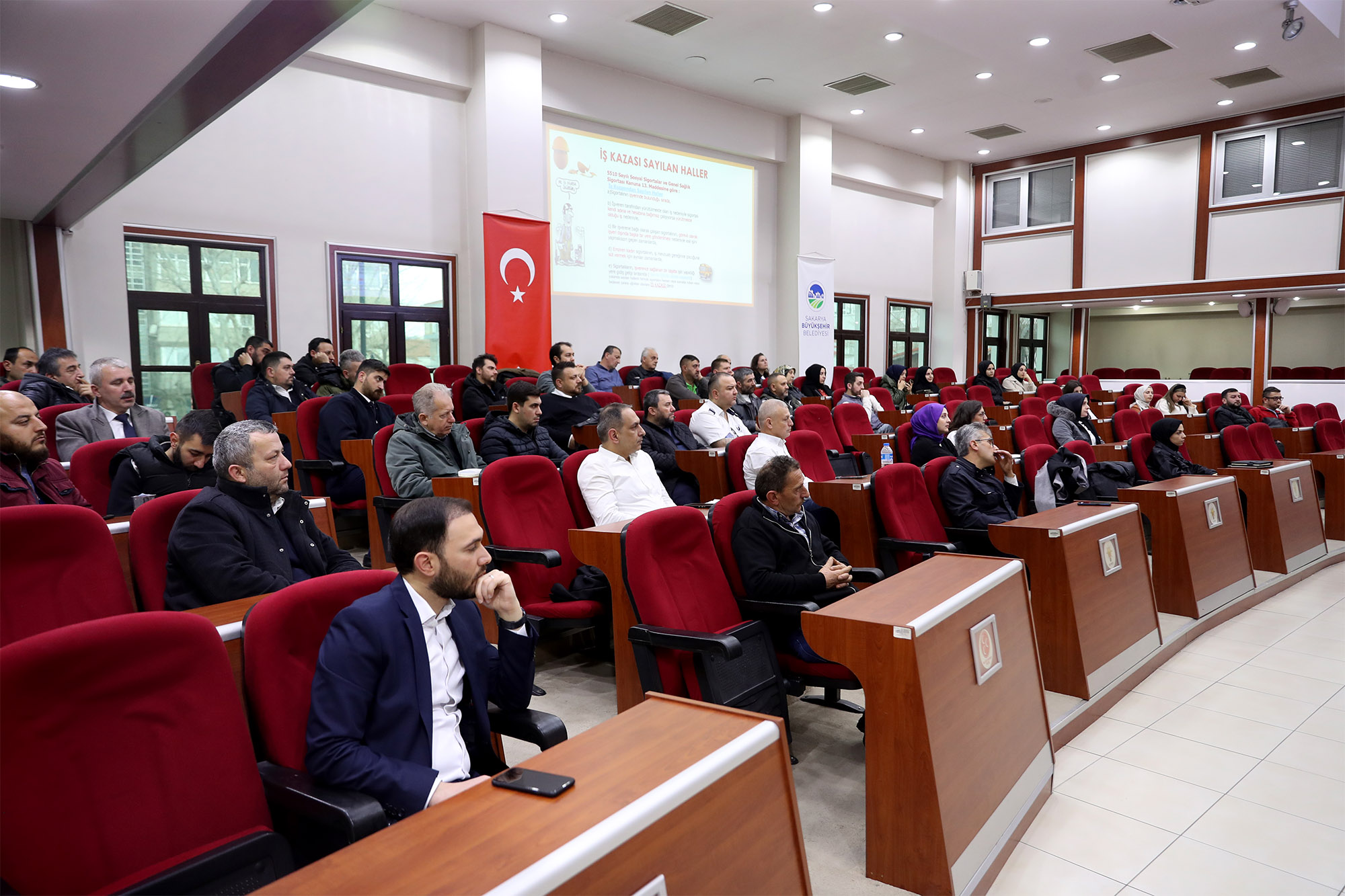 Büyükşehir personeli iş sağlığı konusunda yeni bir bilinç kazandı