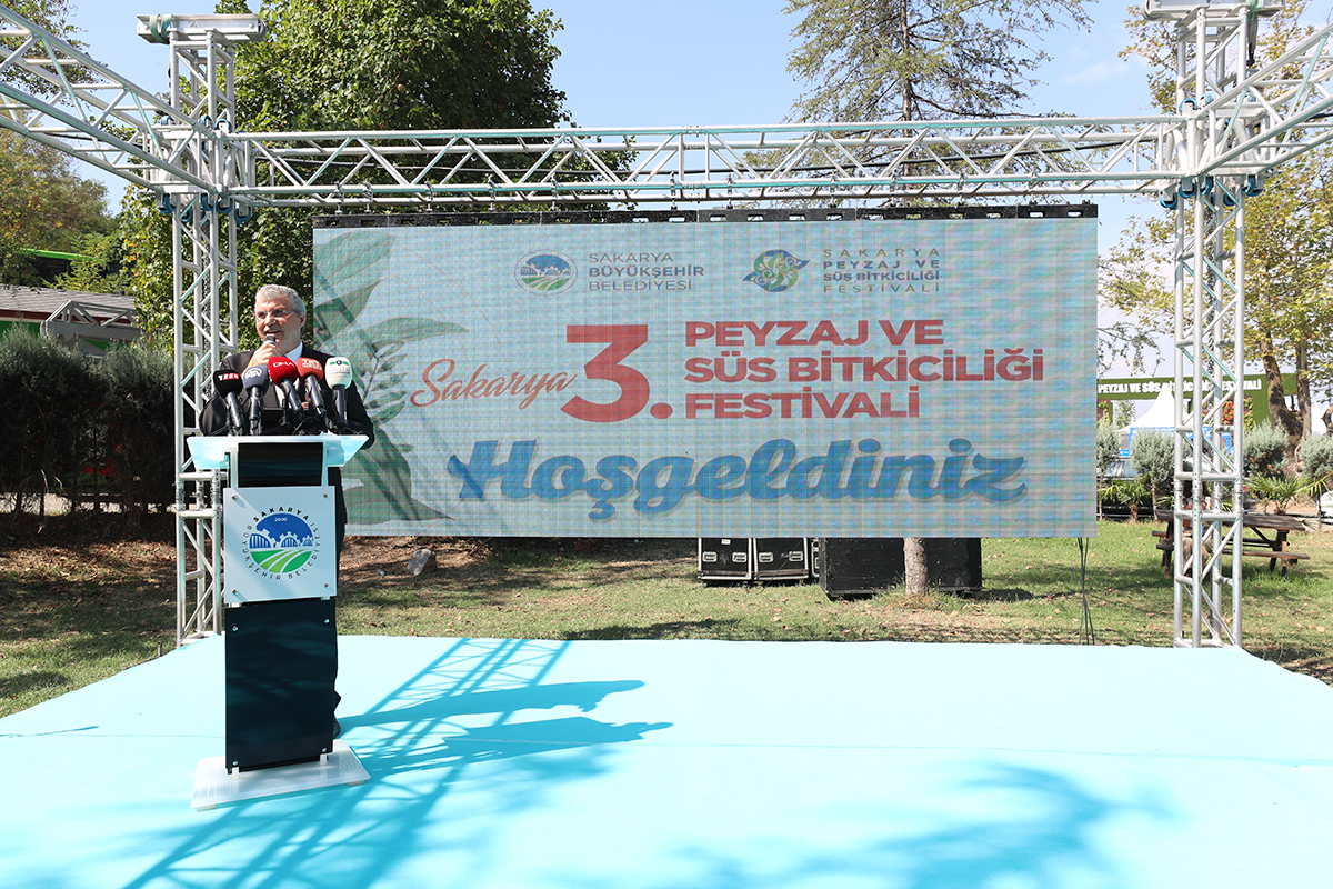 Peyzaj ve Süs Bitkiciliği Festivali başladı