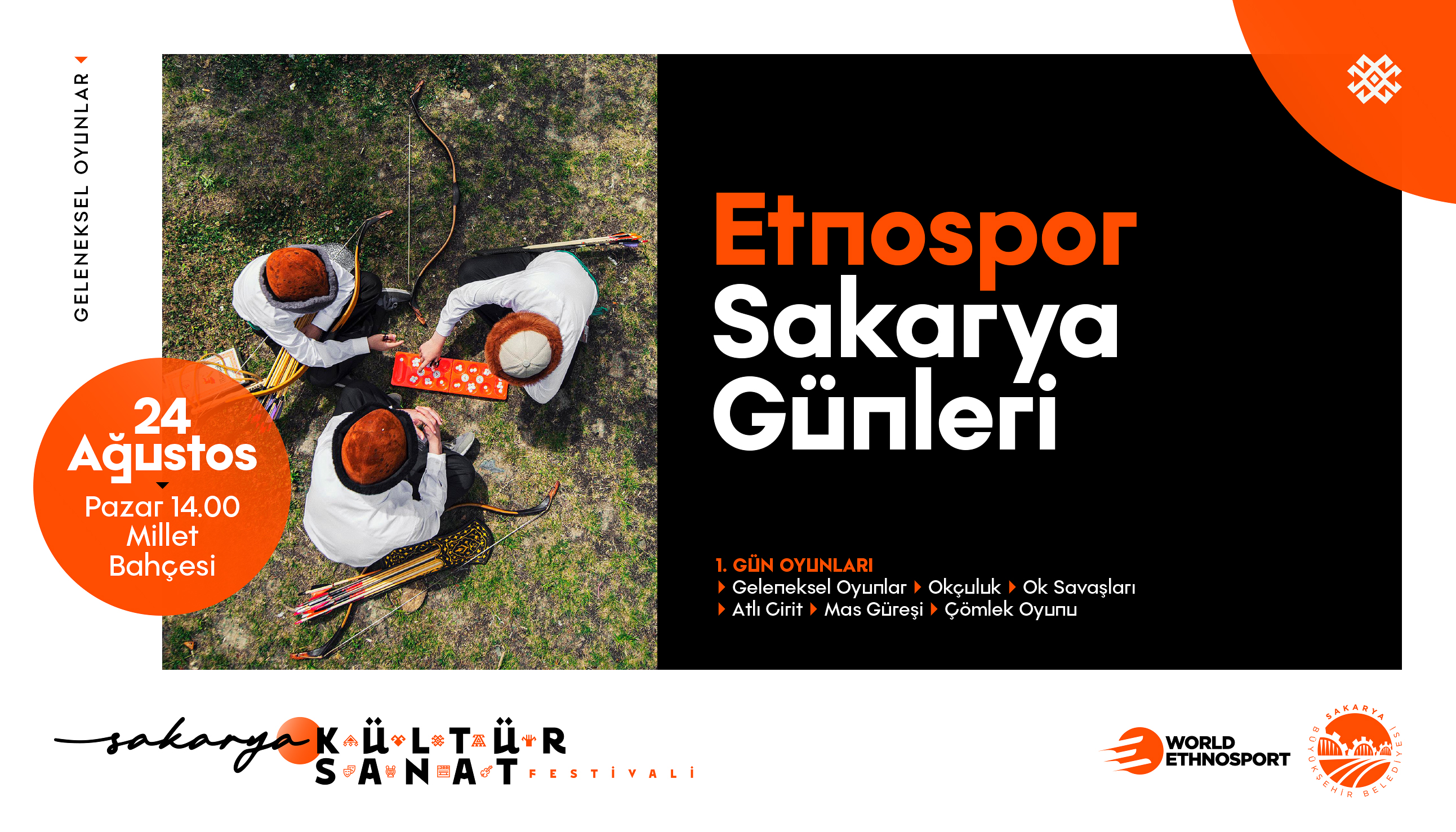 Sakarya yaza harika bir festivalle veda edecek: Hemşehri geceleri, Etnospor, çocuk ata sporu oyunları, renkli atölyeler…