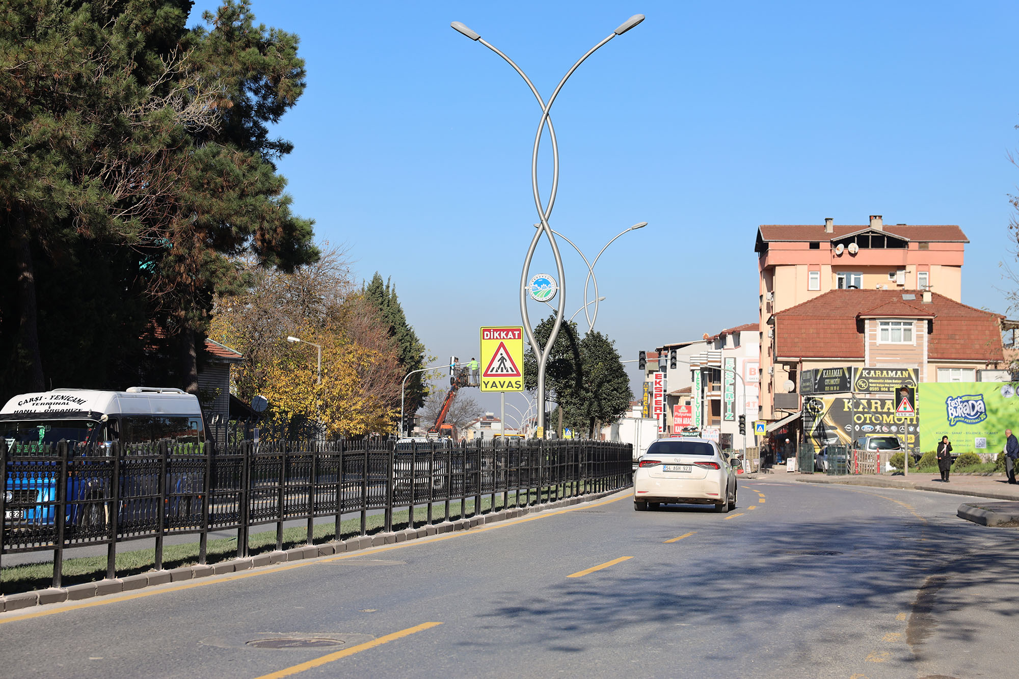 TEK Yokuşu’nda 1 kilometrelik plastik ferforje önlemi