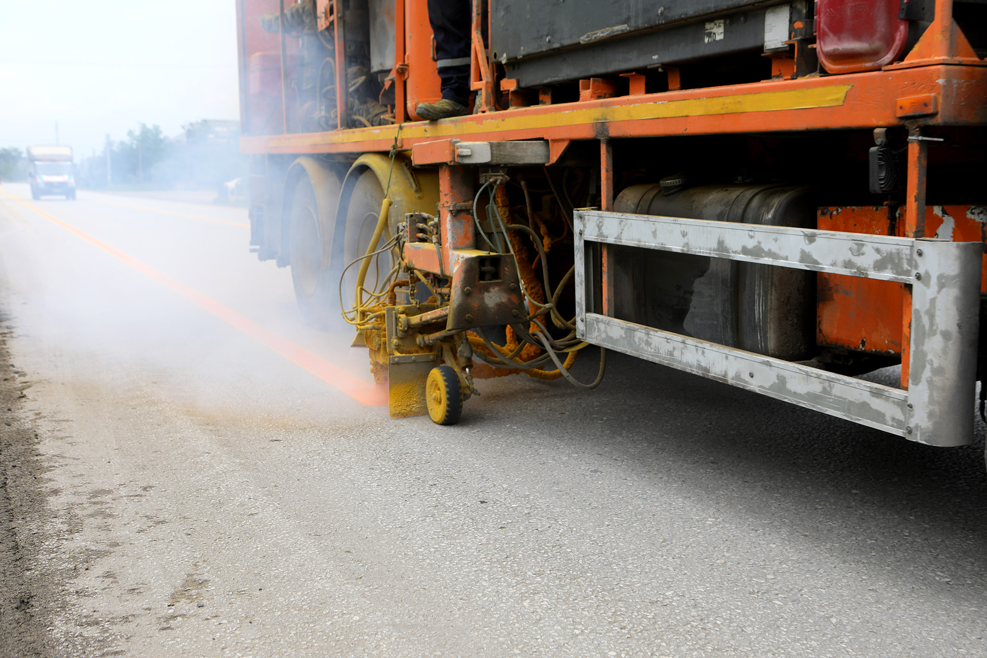 Büyükşehir’den güvenli sürüş için 3 bin 528 kilometrelik yol çizgisi 