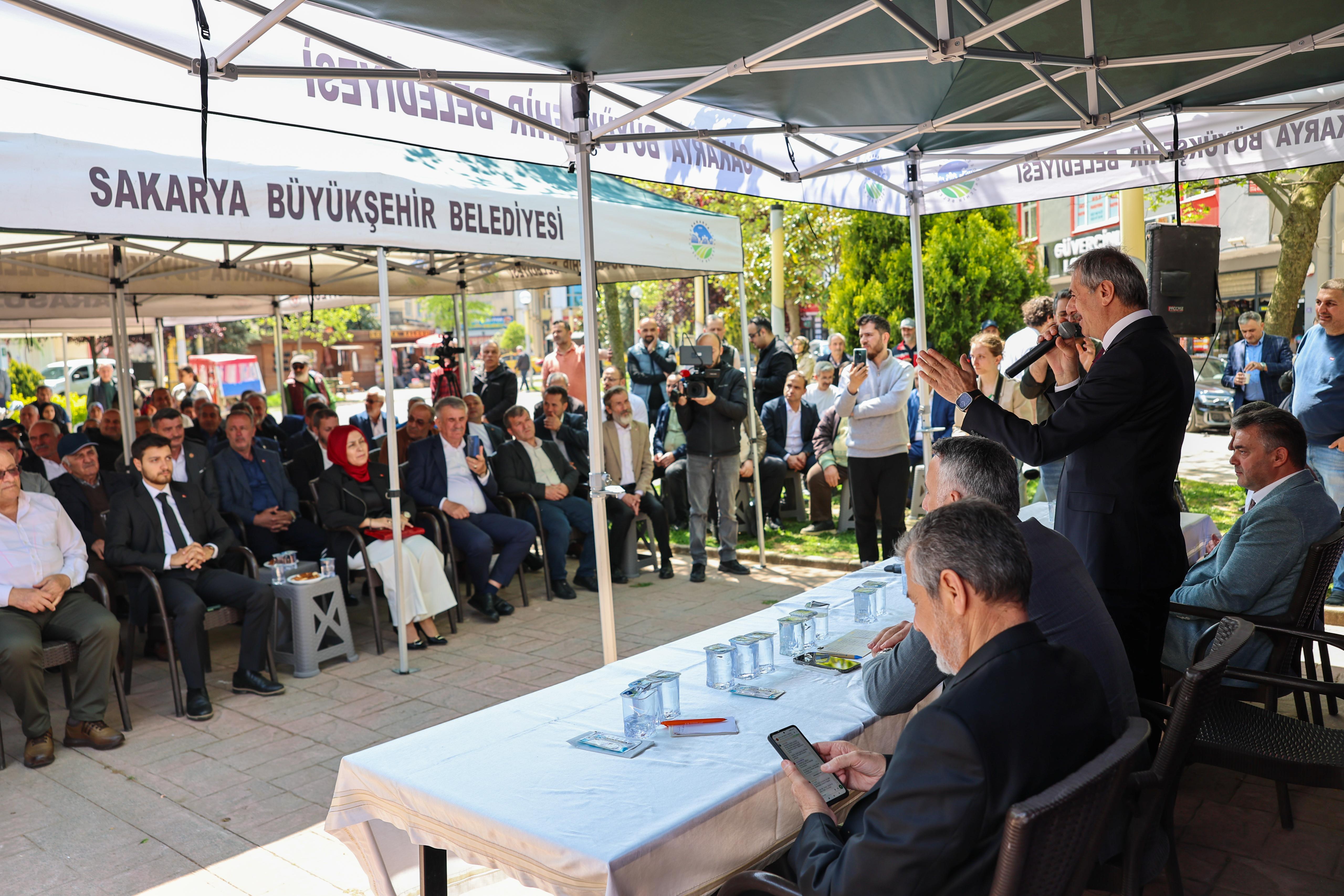“Karasu’ya hizmetlerimizle güç katmaya devam edeceğiz”