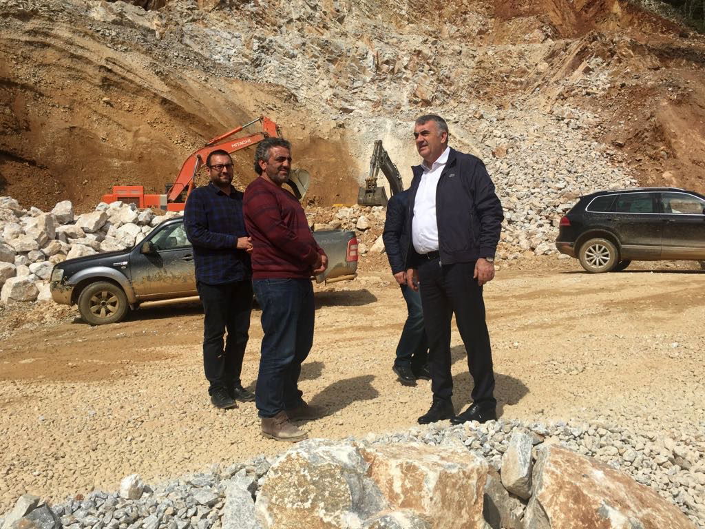 Barajın gövdesi 30 metreye yükseldi