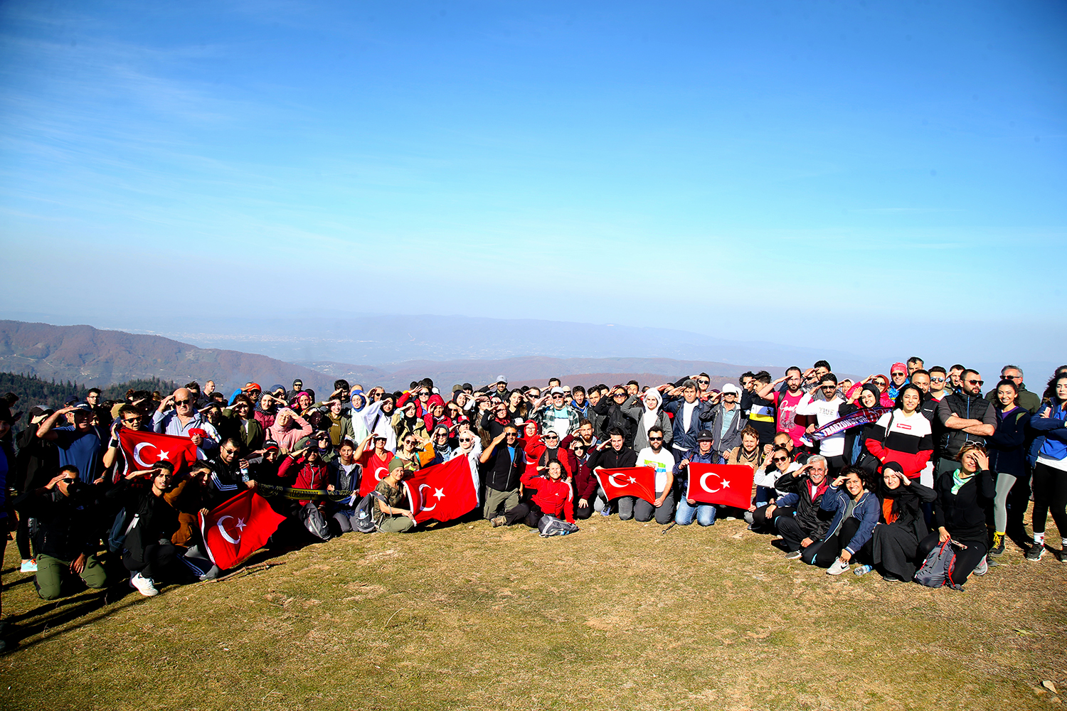 Doğaseverlerden şehrin en yüksek noktasına yolculuk