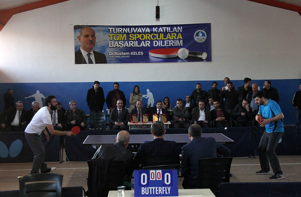 SASKİ’de Masa Tenisi turnuvası