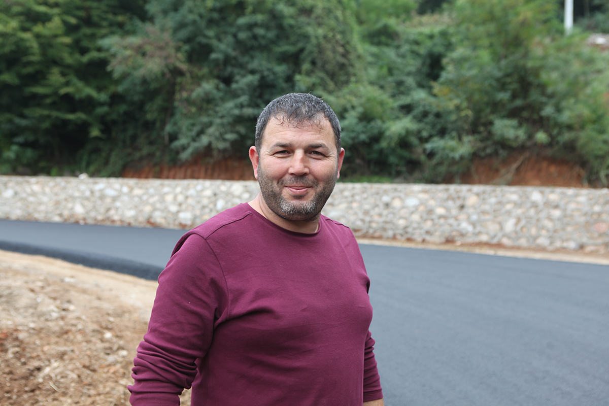 Güzlek Mahallesi’nde asfalt tamam