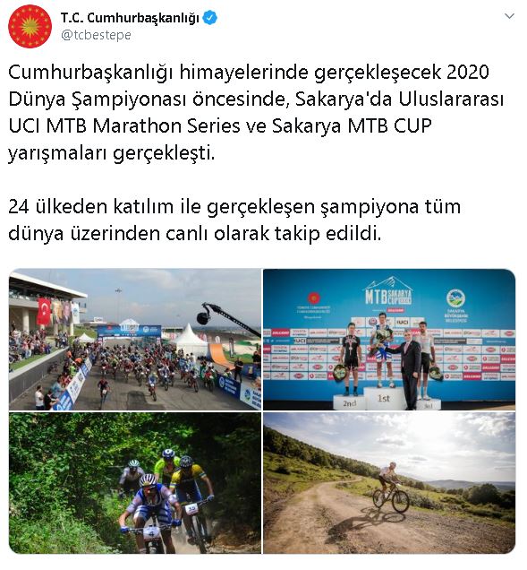 Sakarya MTB Cup tüm dünyada canlı yayınlandı