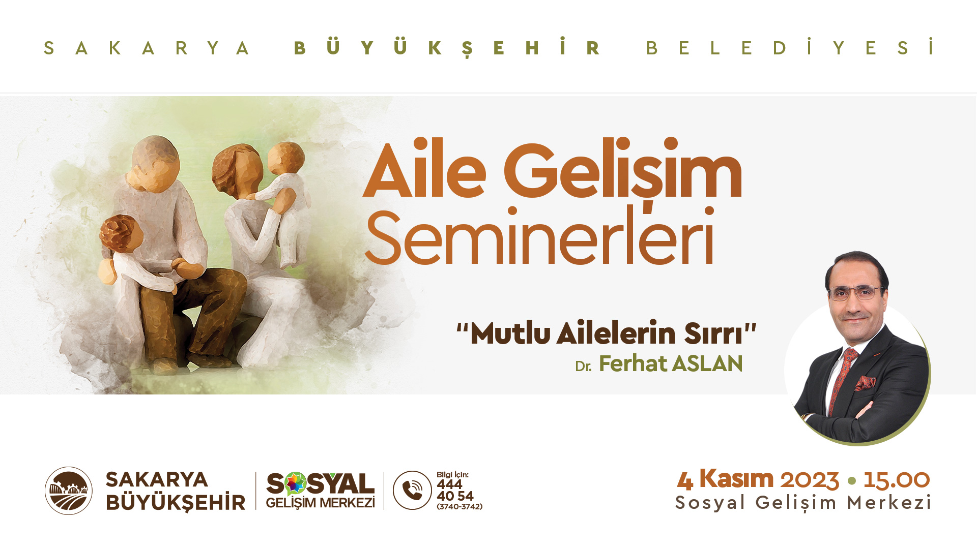 Büyükşehir Aile Gelişim Seminerleri başlıyor