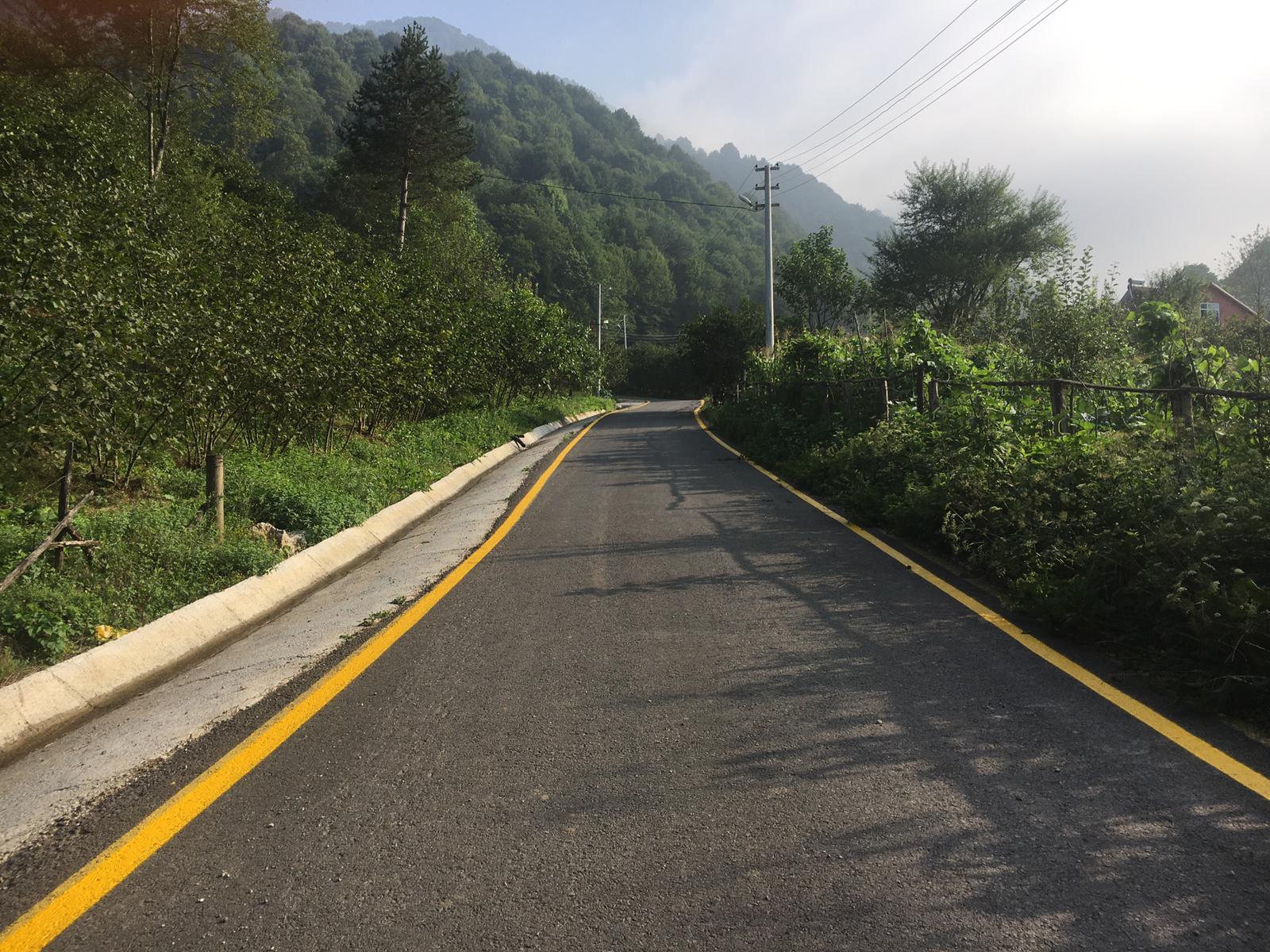 Hendek’te yol çizgi çalışması ile yollar daha güvenli