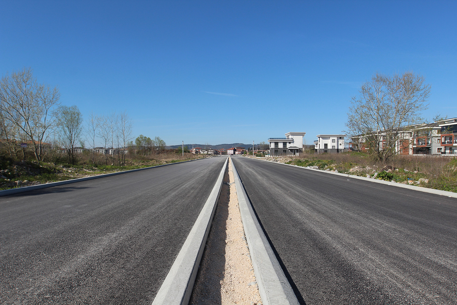 Stadyum bölgesine yeni duble yol