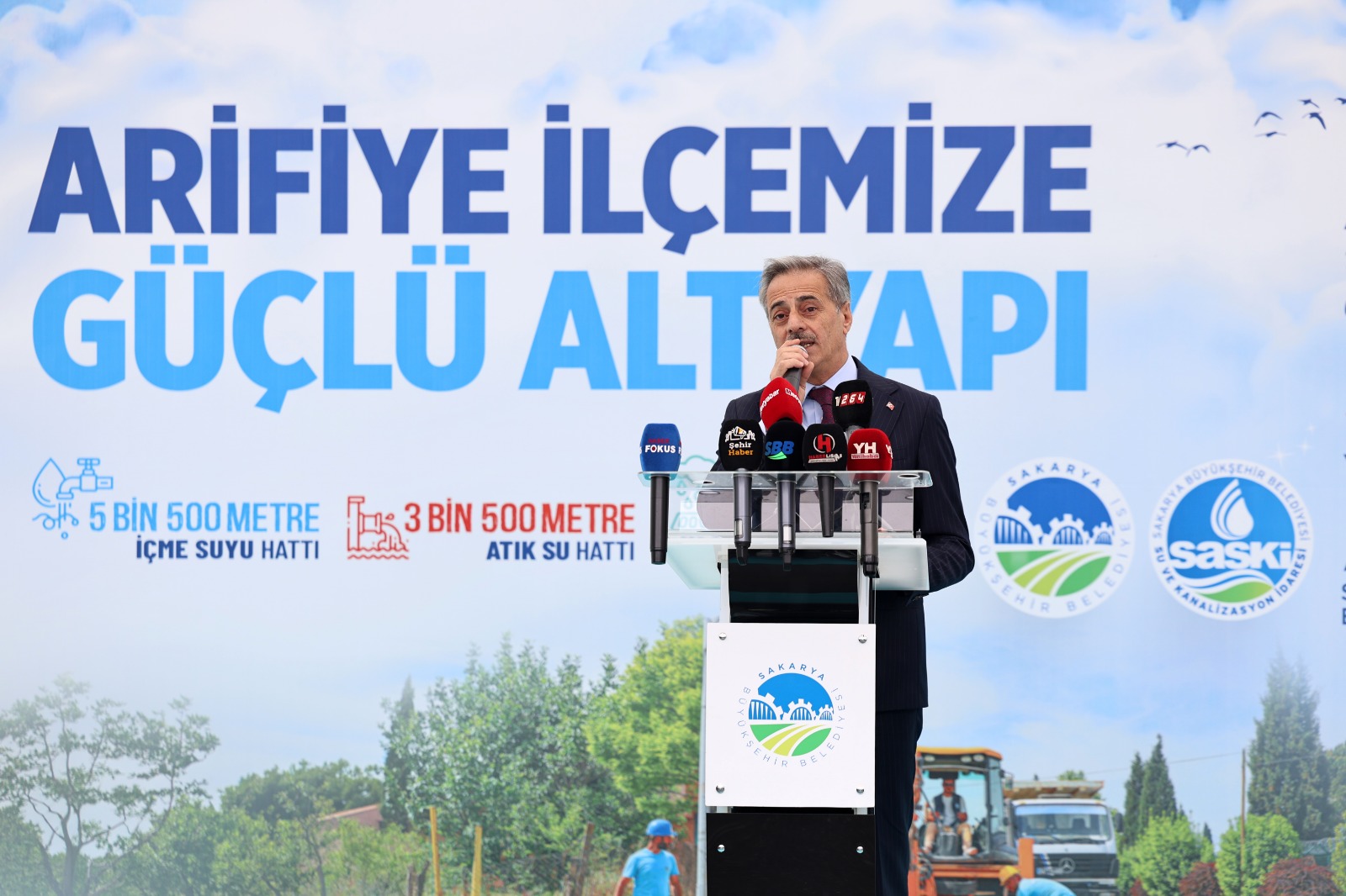 “Sakarya’nın dört bir yanında yaşam kalitesini artıracak dokunuşlar yapıyoruz”
