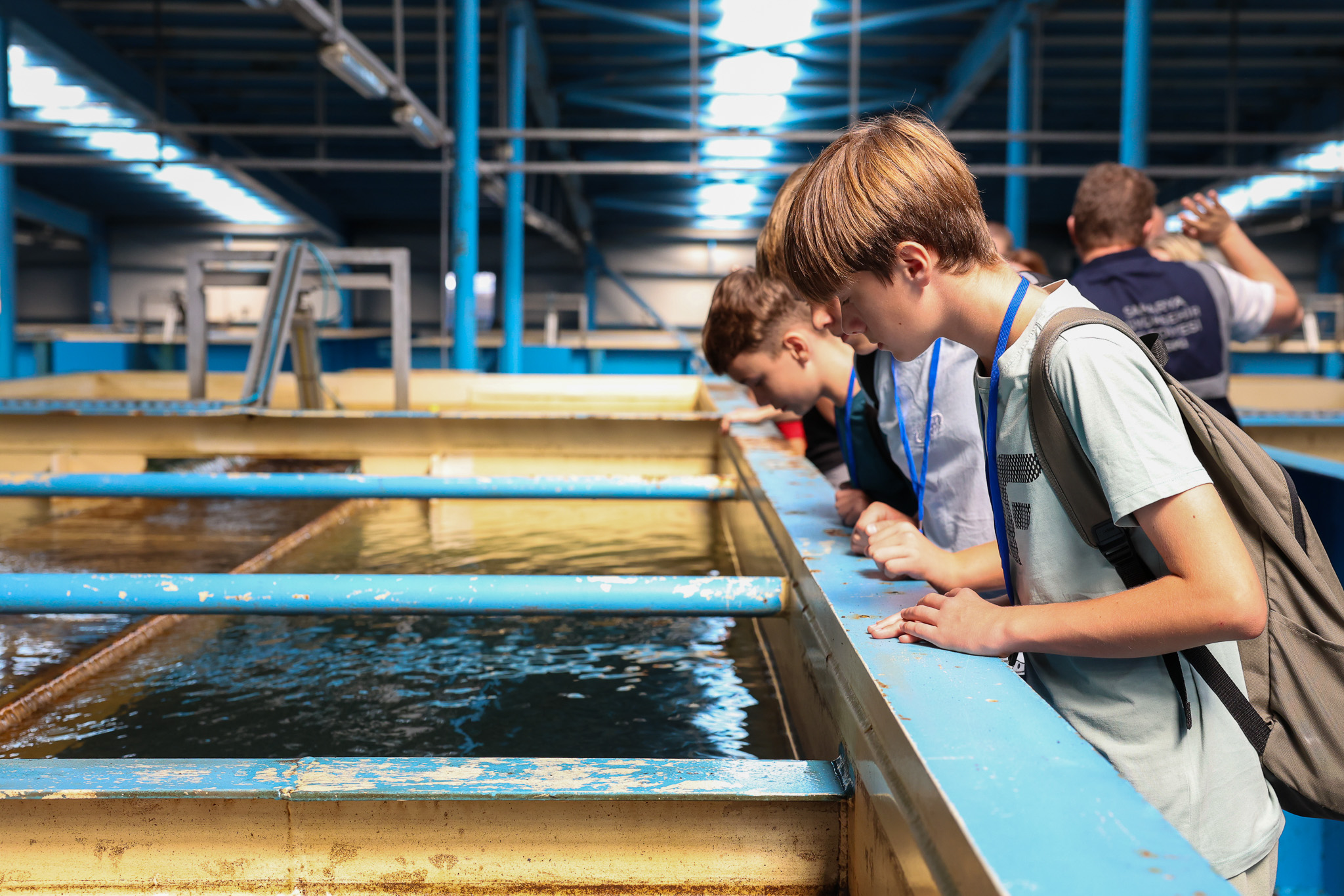 Yabancı öğretmen ve öğrenciler su arıtma süreçlerine tanıklık etti