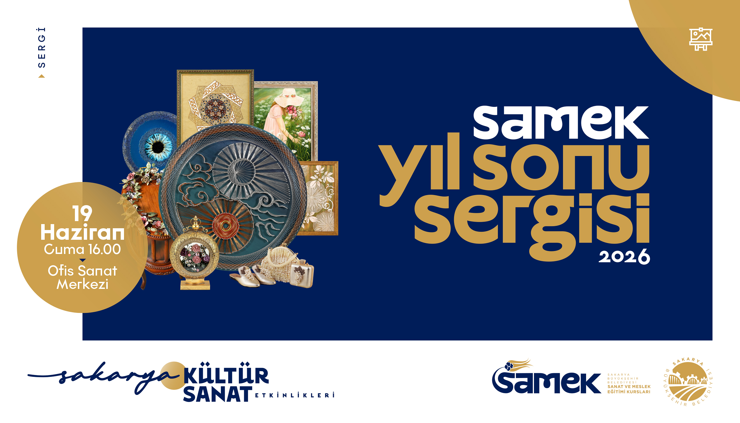 SAMEK kursiyerlerinin eserleri OSM’de sanatseverlerle buluşacak