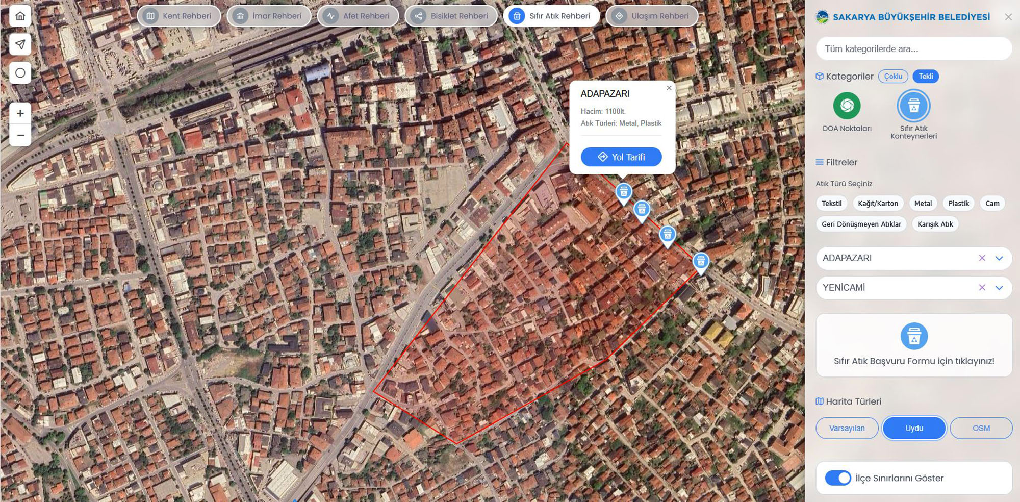 Büyükşehir’den yeni dijital hizmet: Sıfır Atık Rehberi kullanıma açıldı