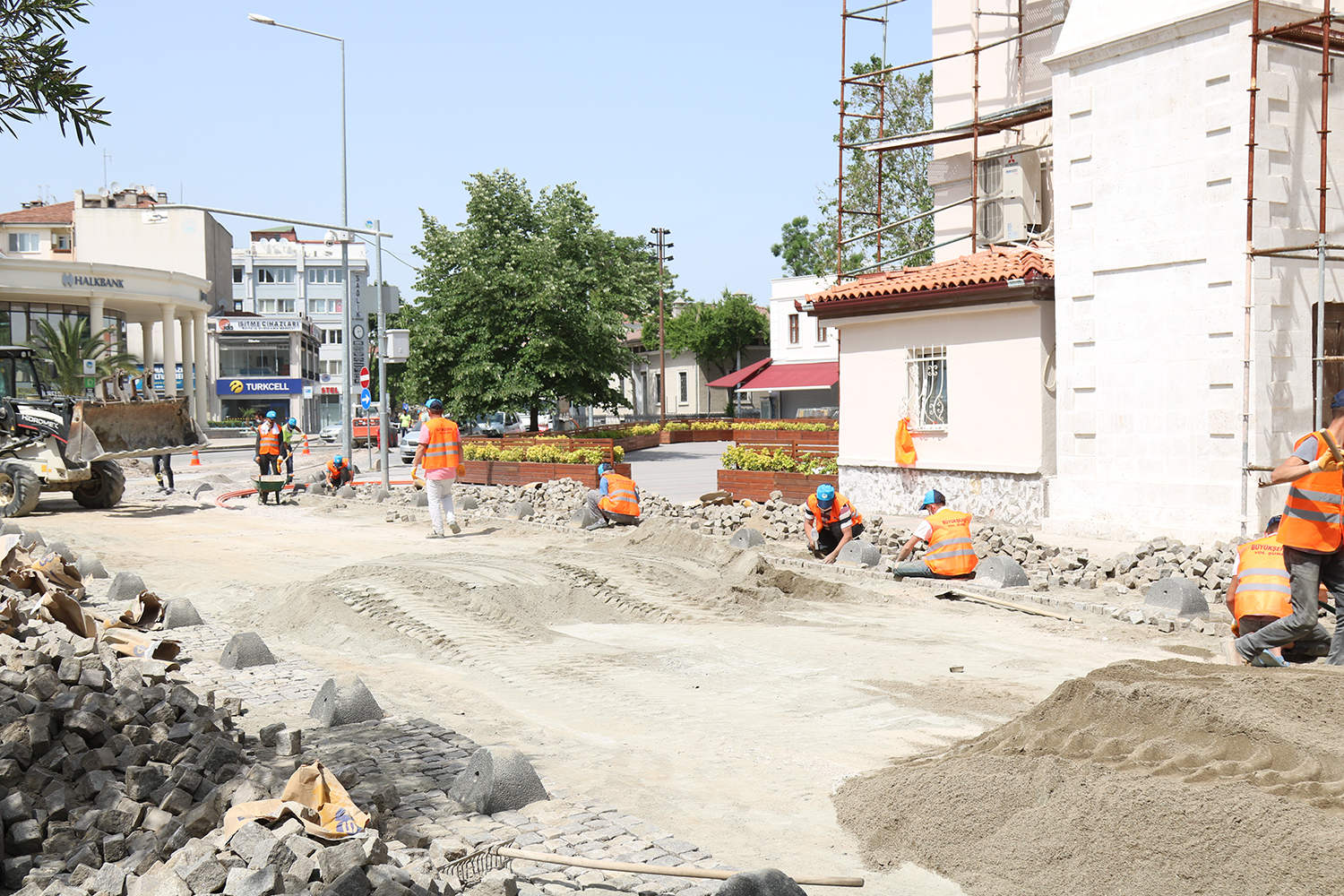 “Bankalar Caddesi’nin o kısmında çalışmalar başladı”