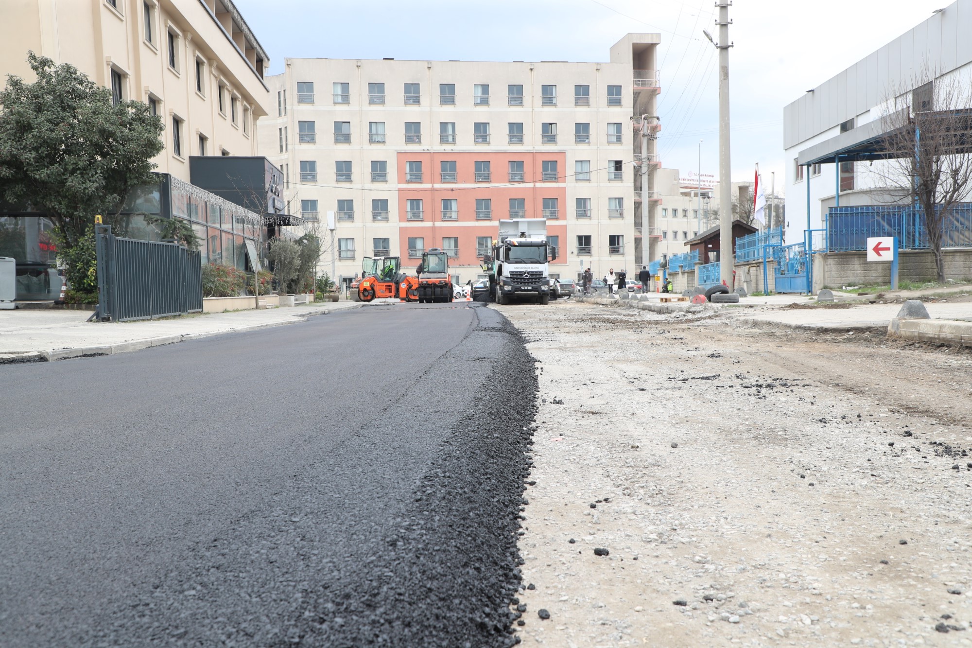 Büyükşehir’den SEAH bağlantı yoluna ilk işlem