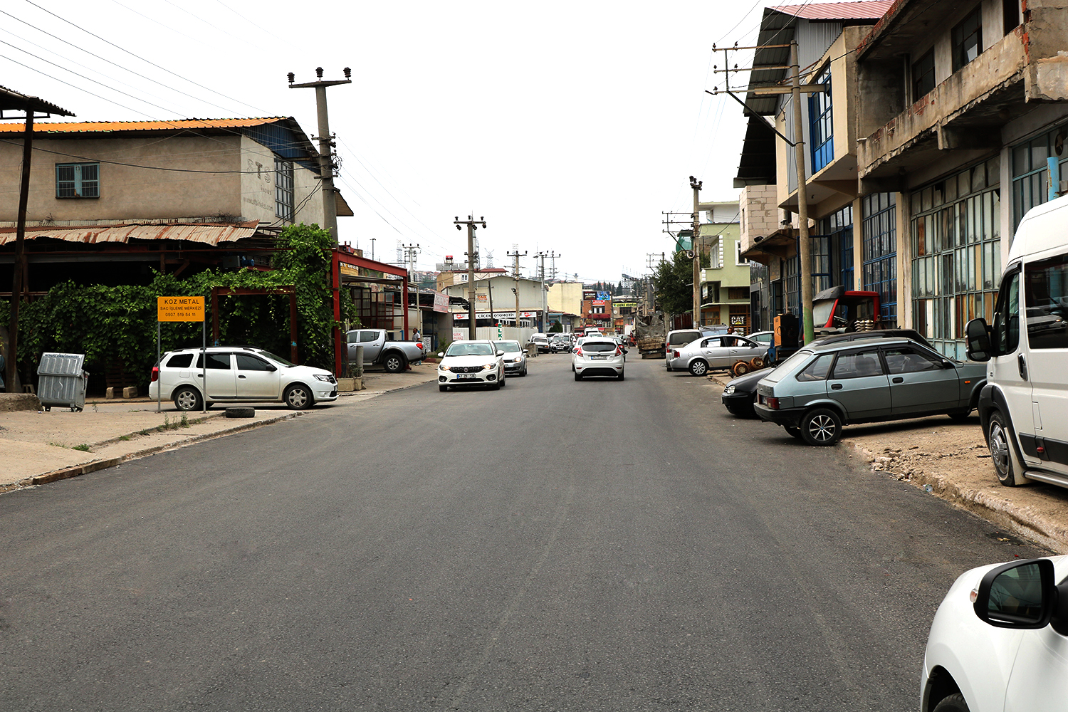 Artvin Sanayi asfaltla buluştu