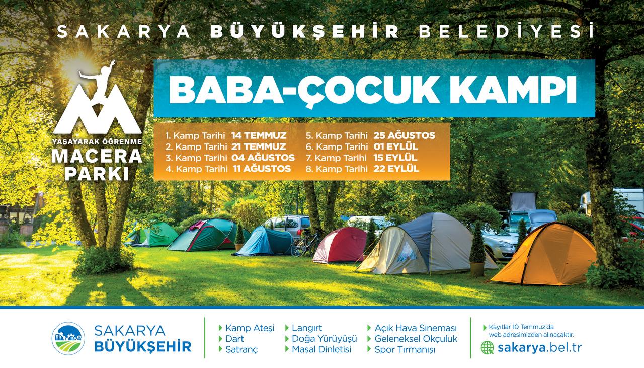 Büyükşehir ‘Baba-Çocuk’ kampları başlıyor