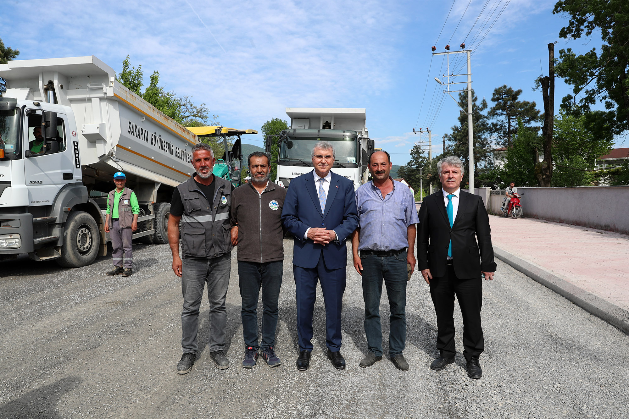 Akyazı Kuzuluk Caddesi yeni yüzüne kavuştu